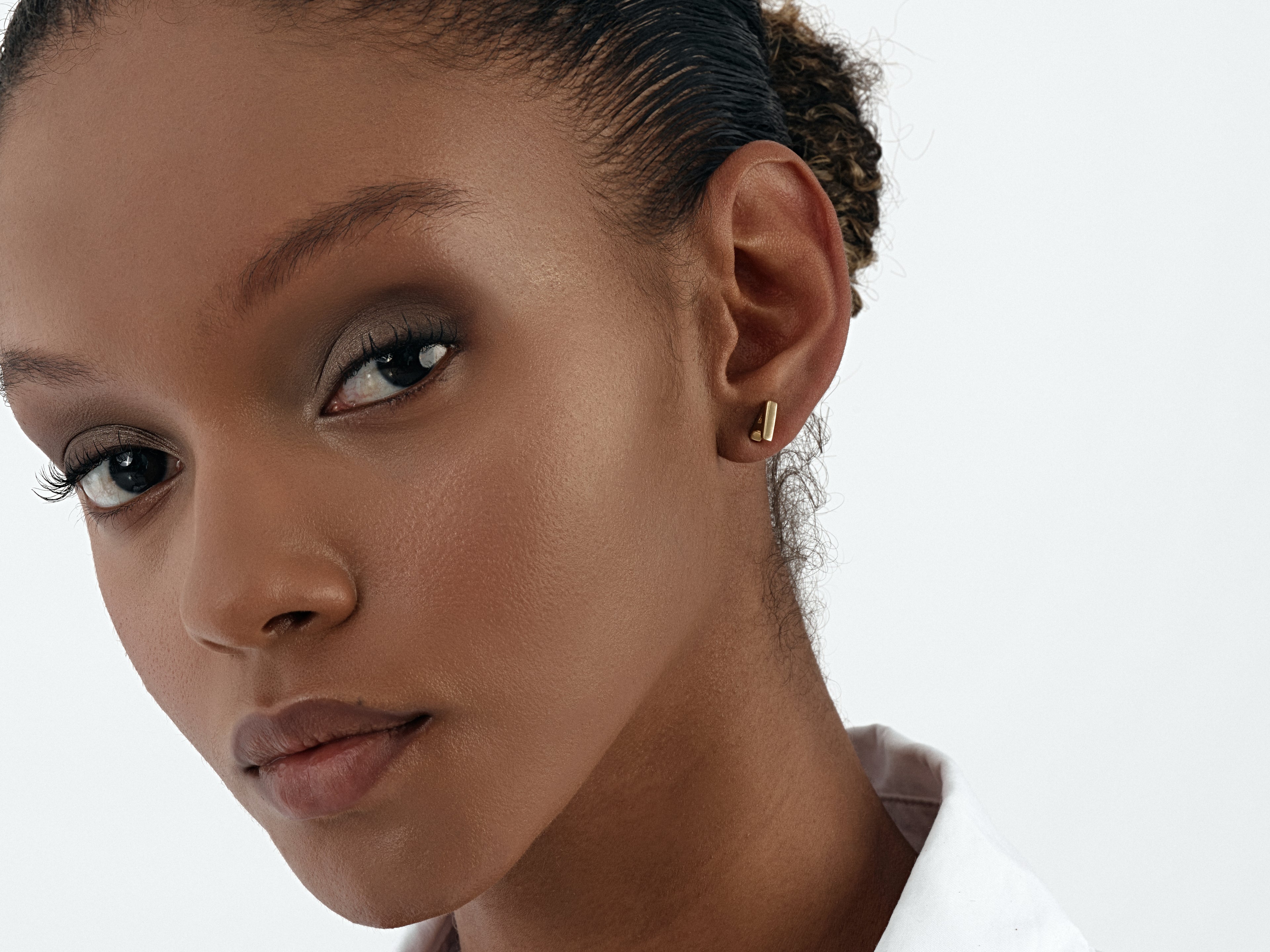 Letter Stud Earrings