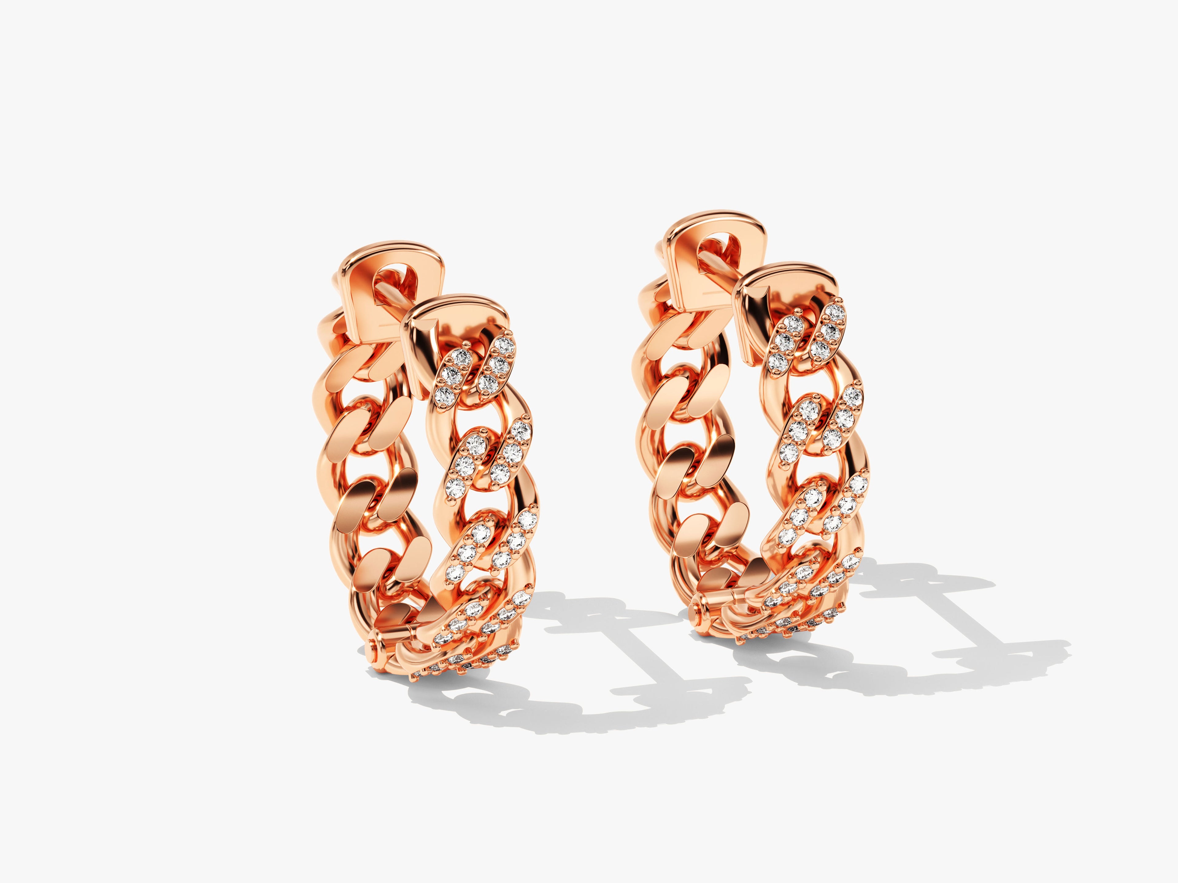 Hoop Earrings with Gemstone