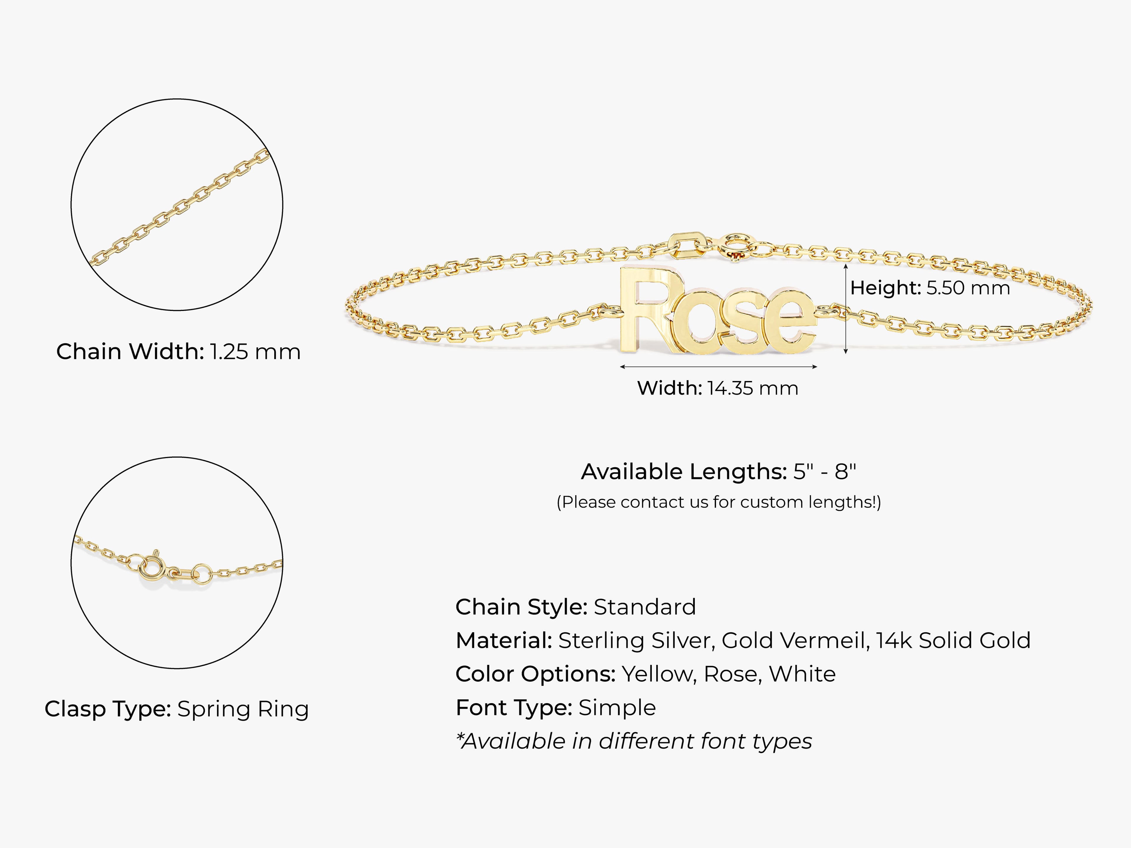 Personalized Name Bracelet