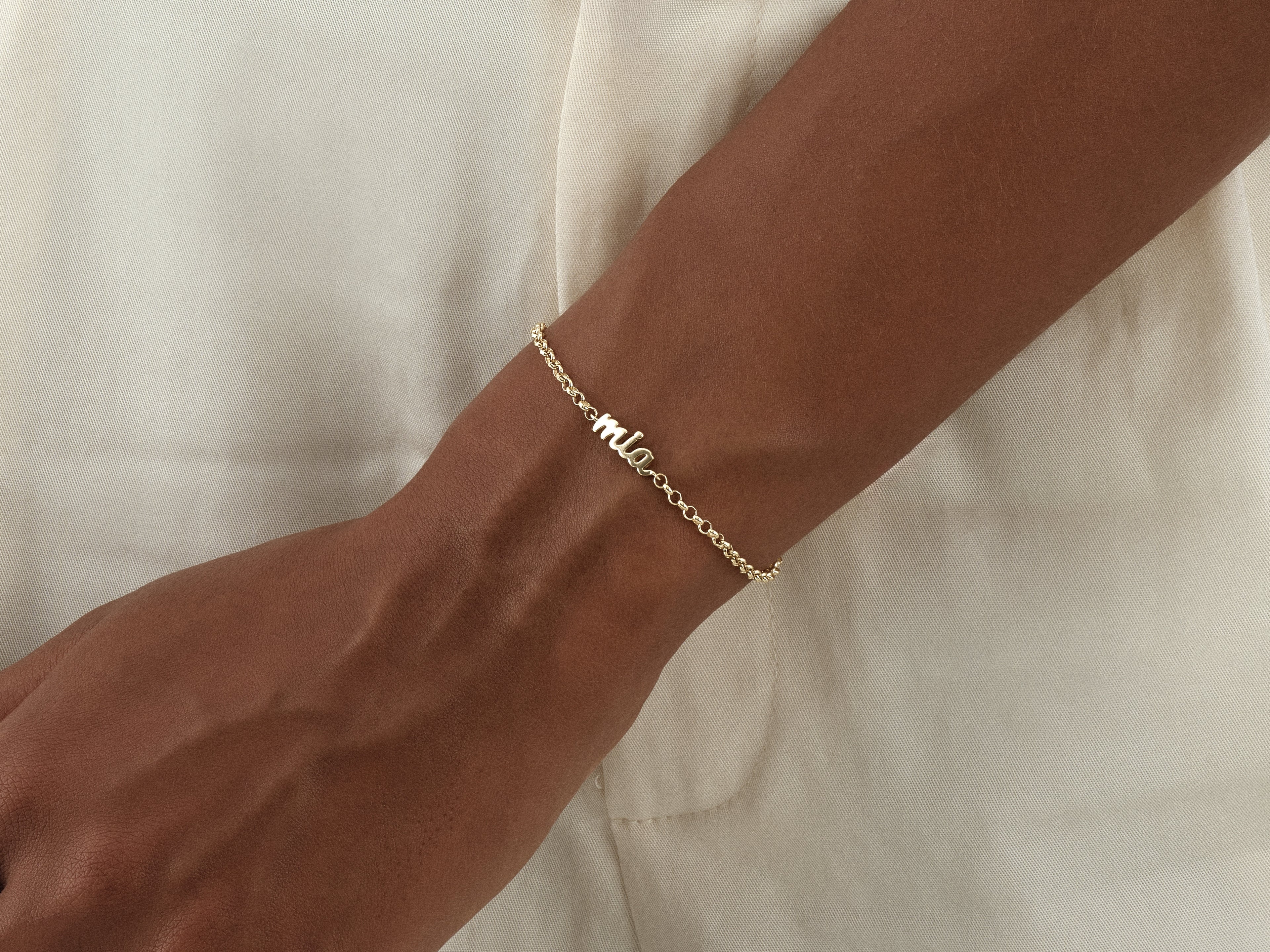 Rolo Name Bracelet