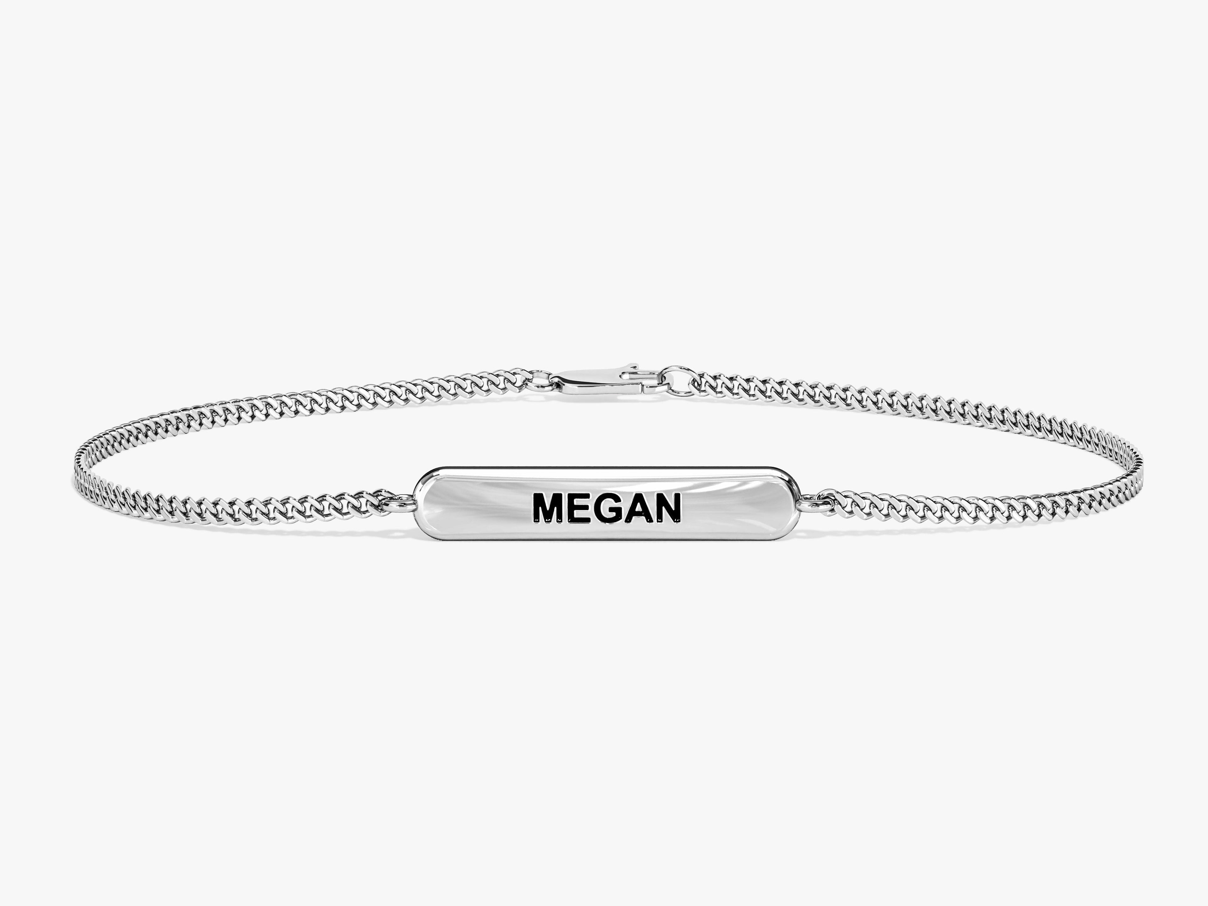 Cuban Chain Tag Name Bracelet
