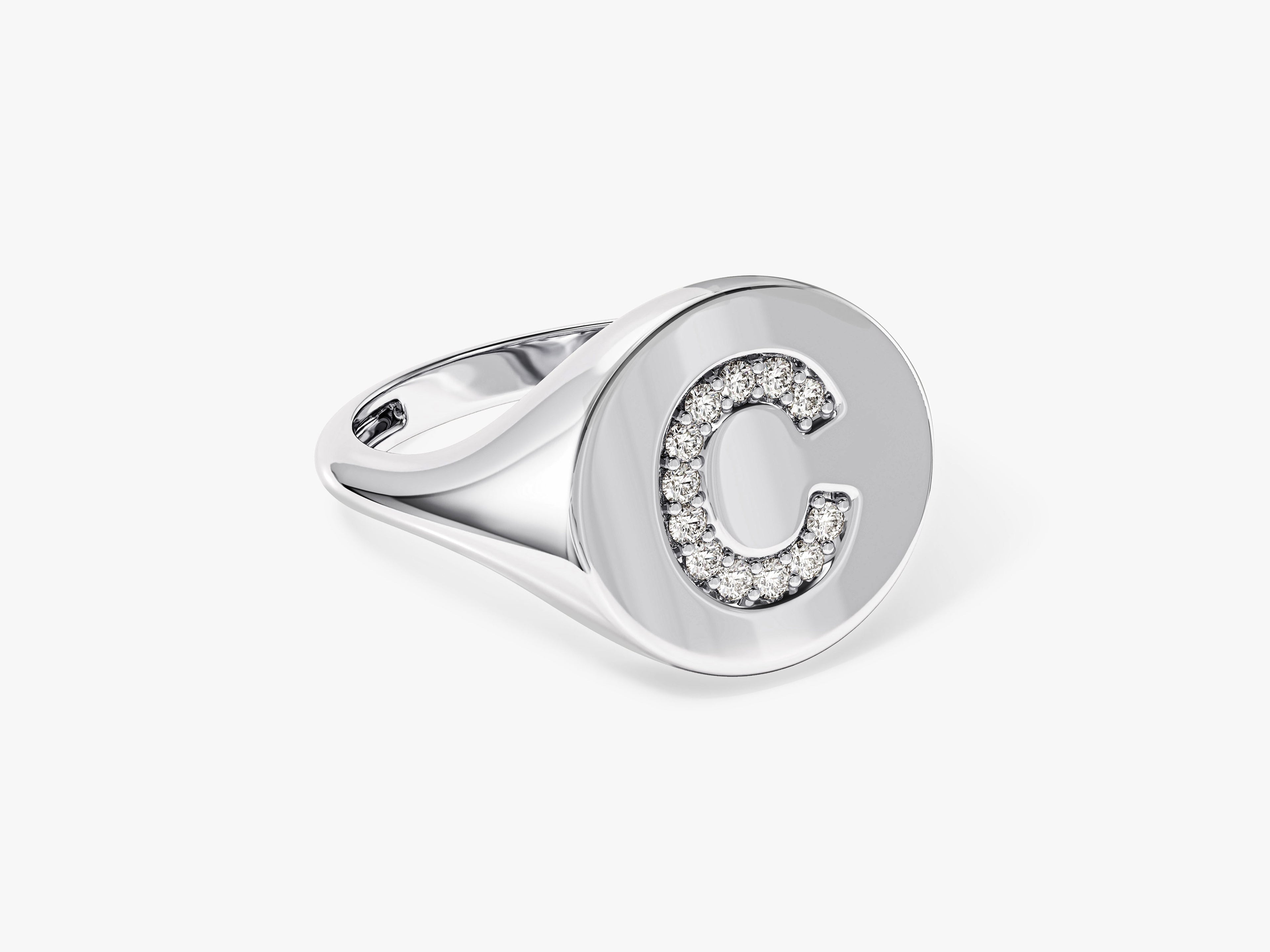 Signet Letter Ring