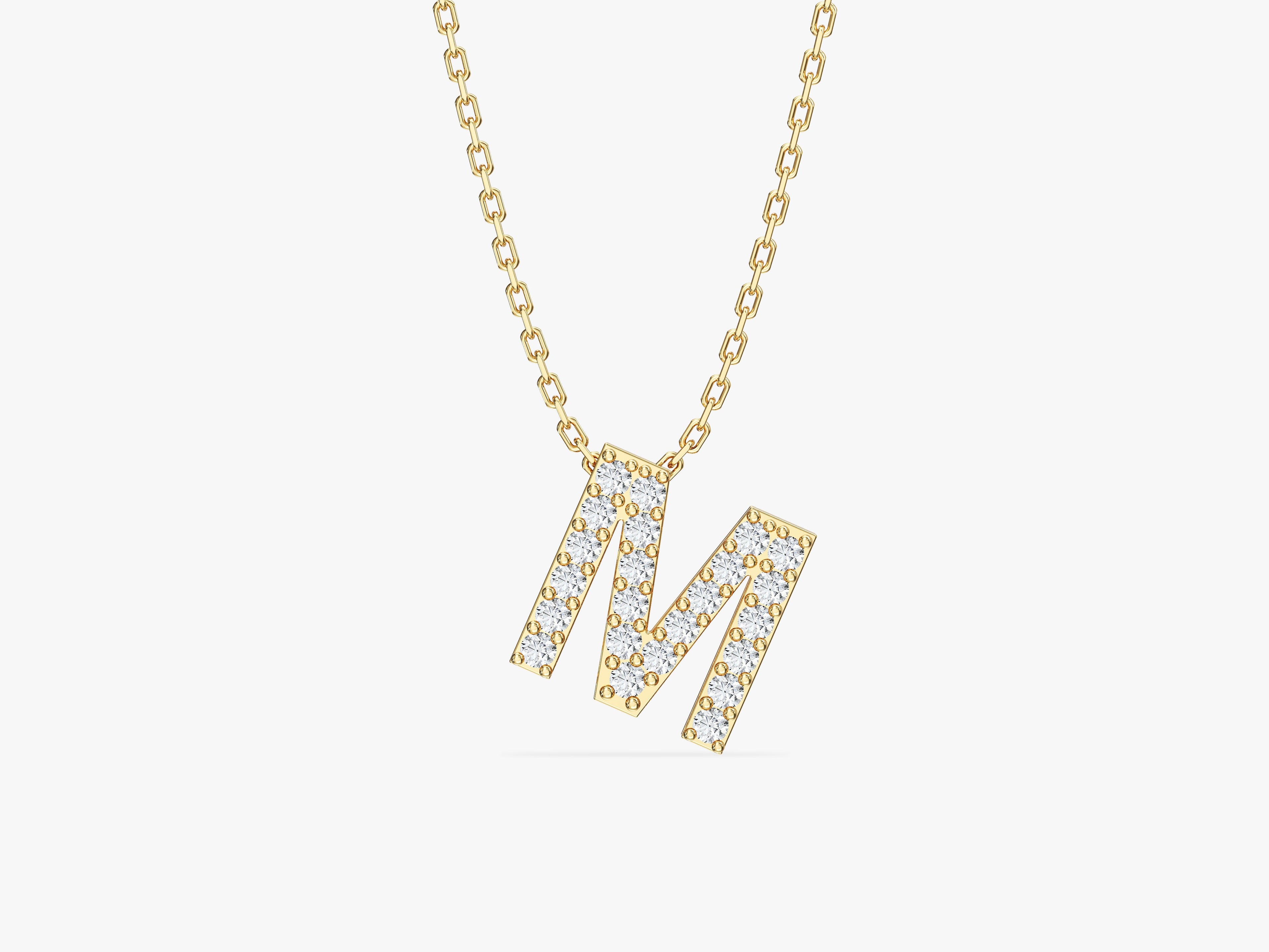 Birthstone Letter Necklace