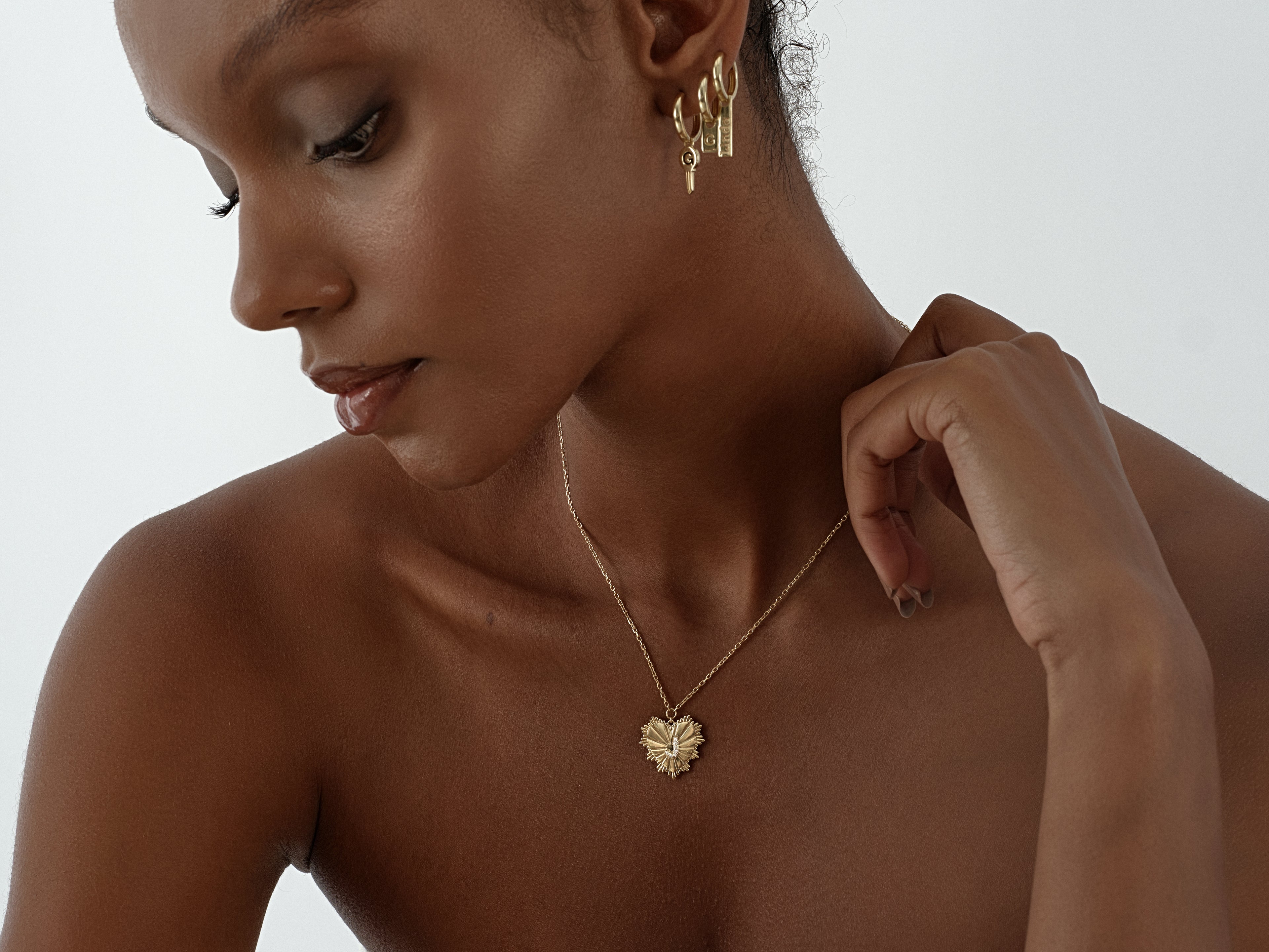 Heart Letter Necklace