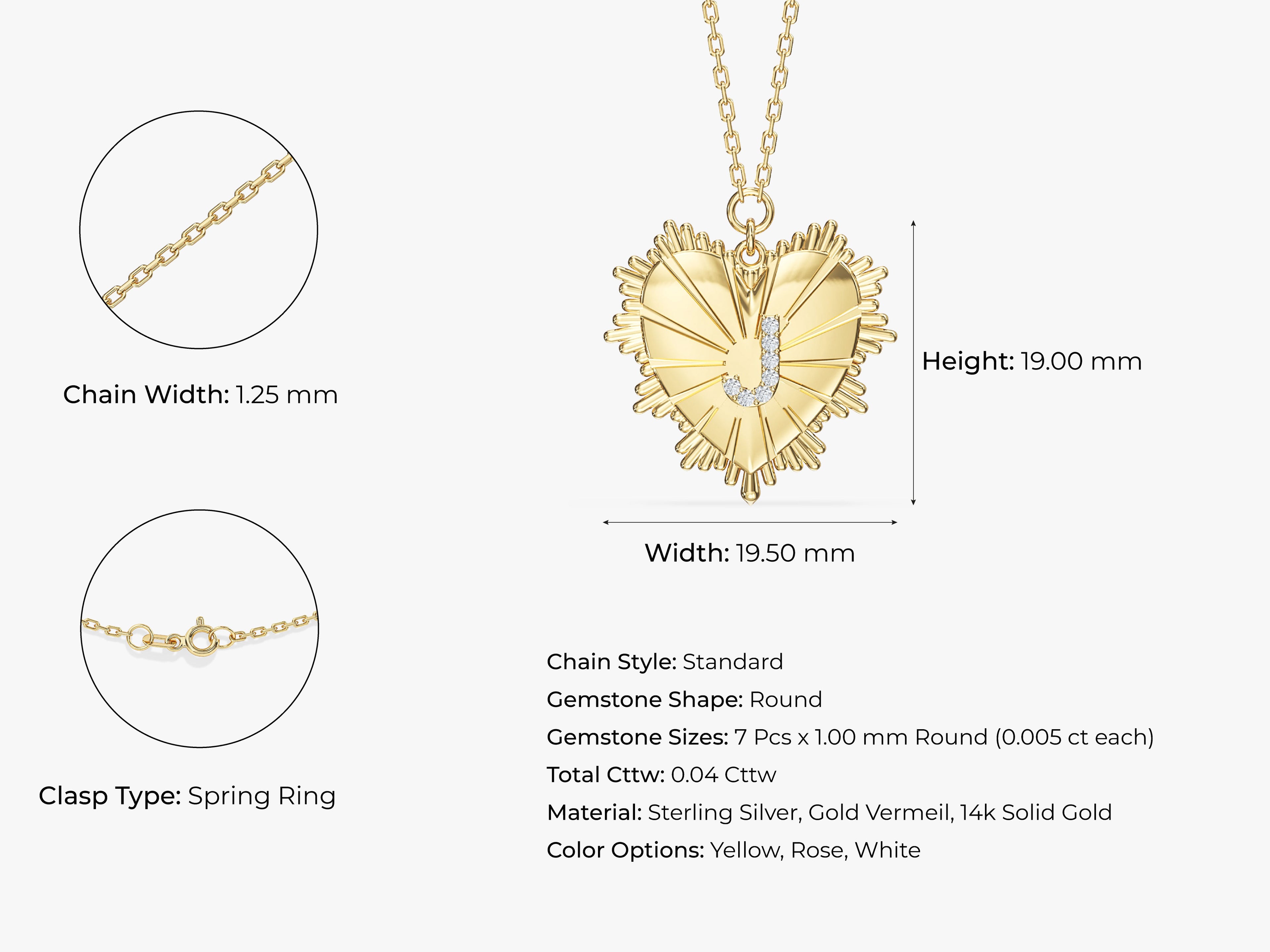 Heart Letter Necklace