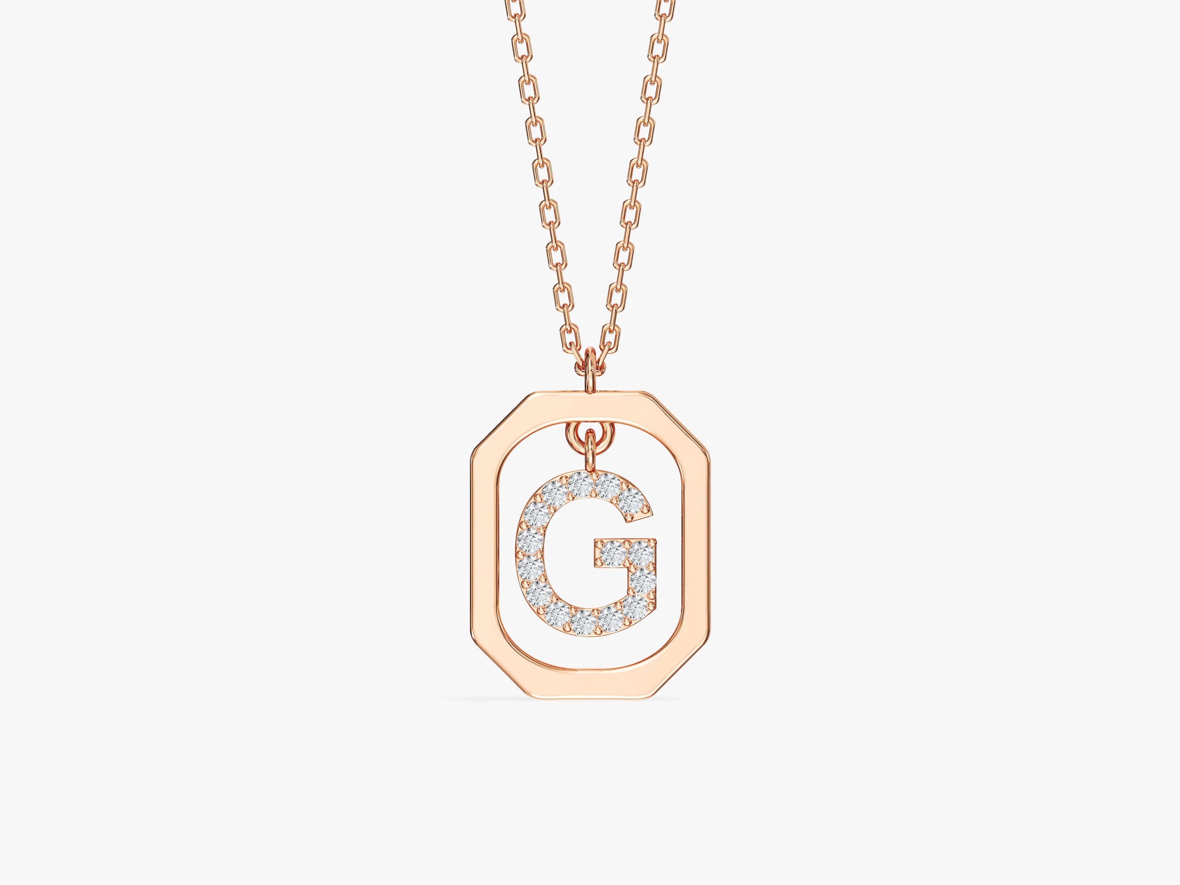 Letter Frame Necklace