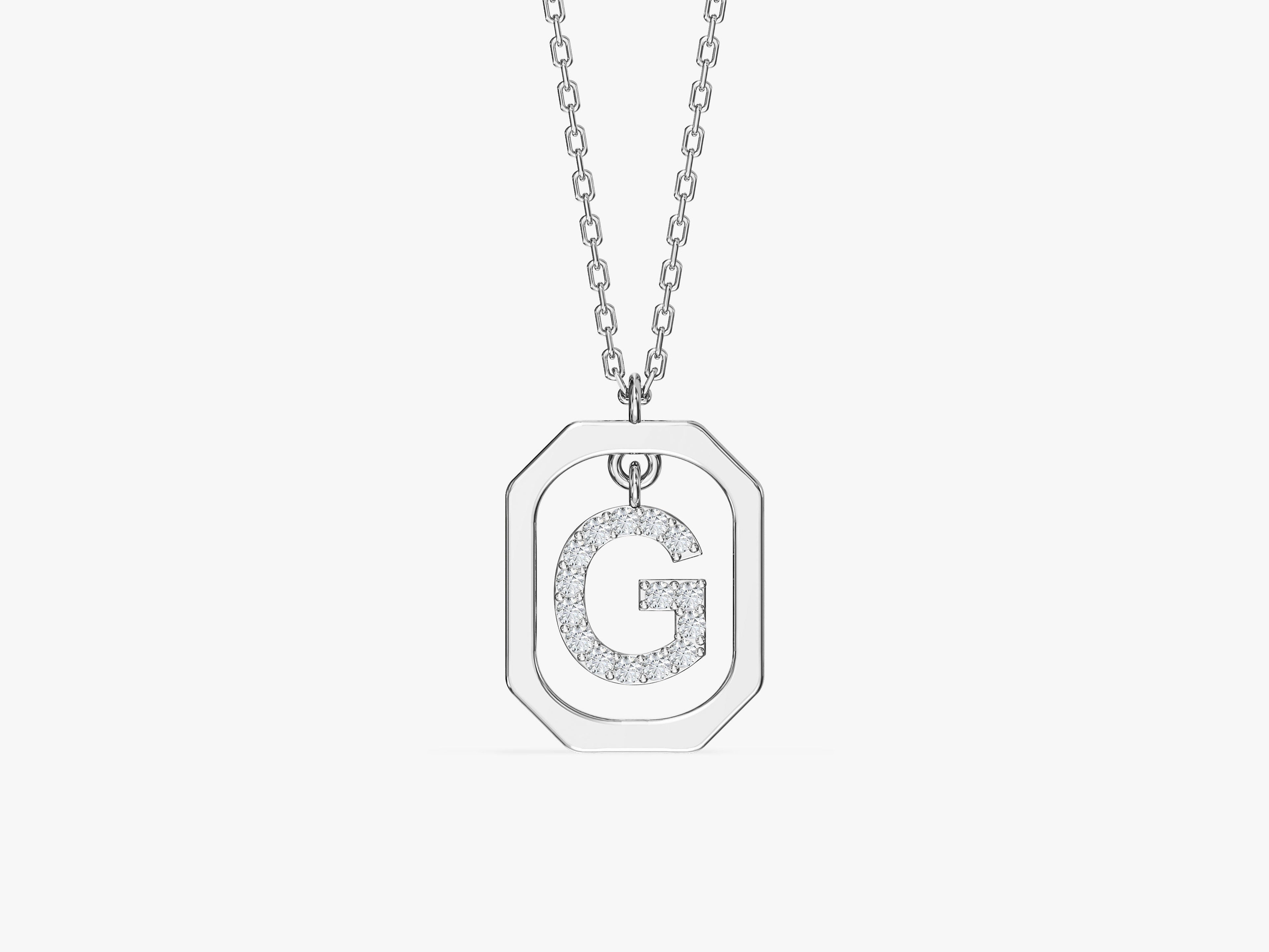 Letter Frame Necklace