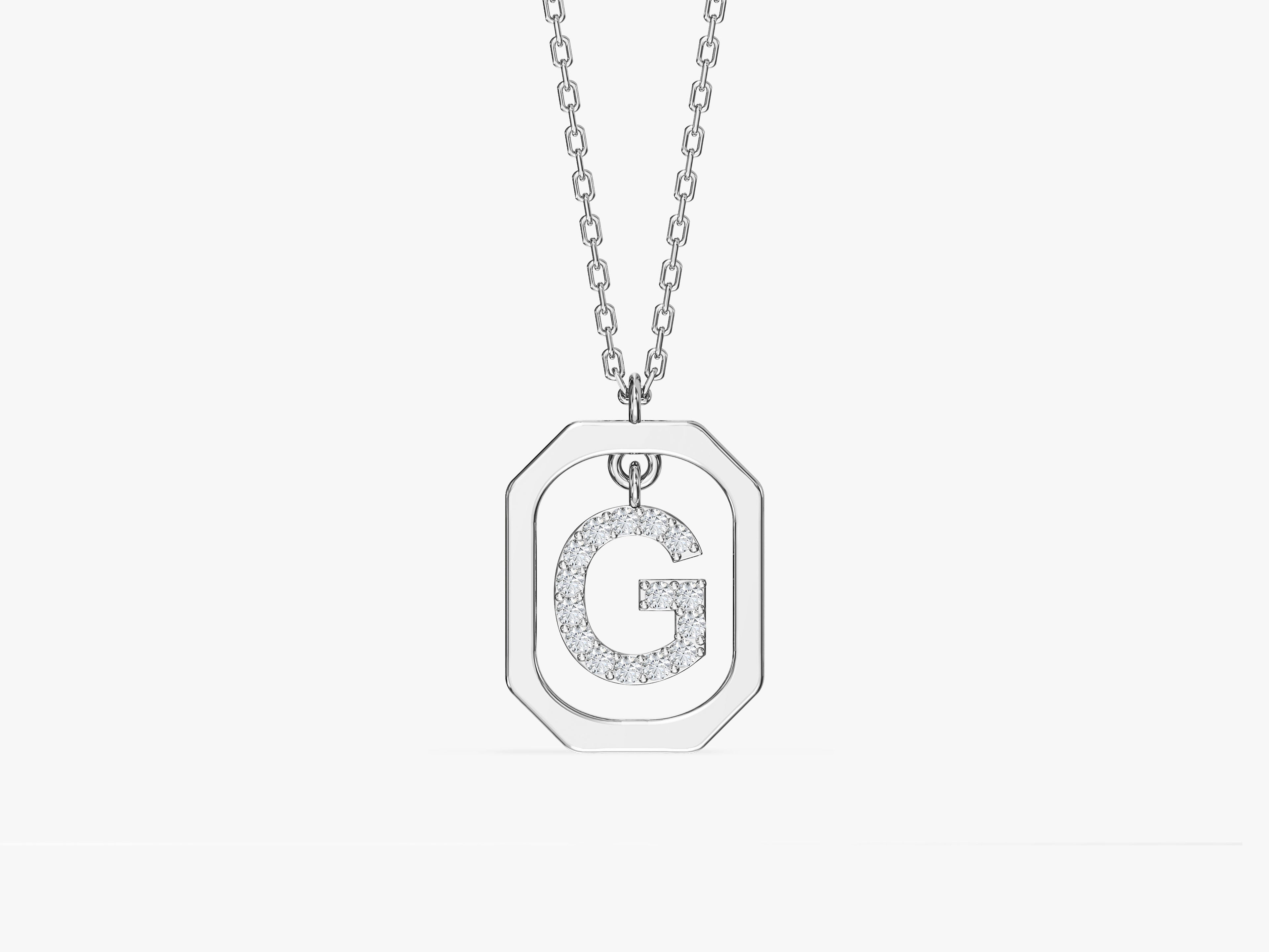 Letter Frame Necklace