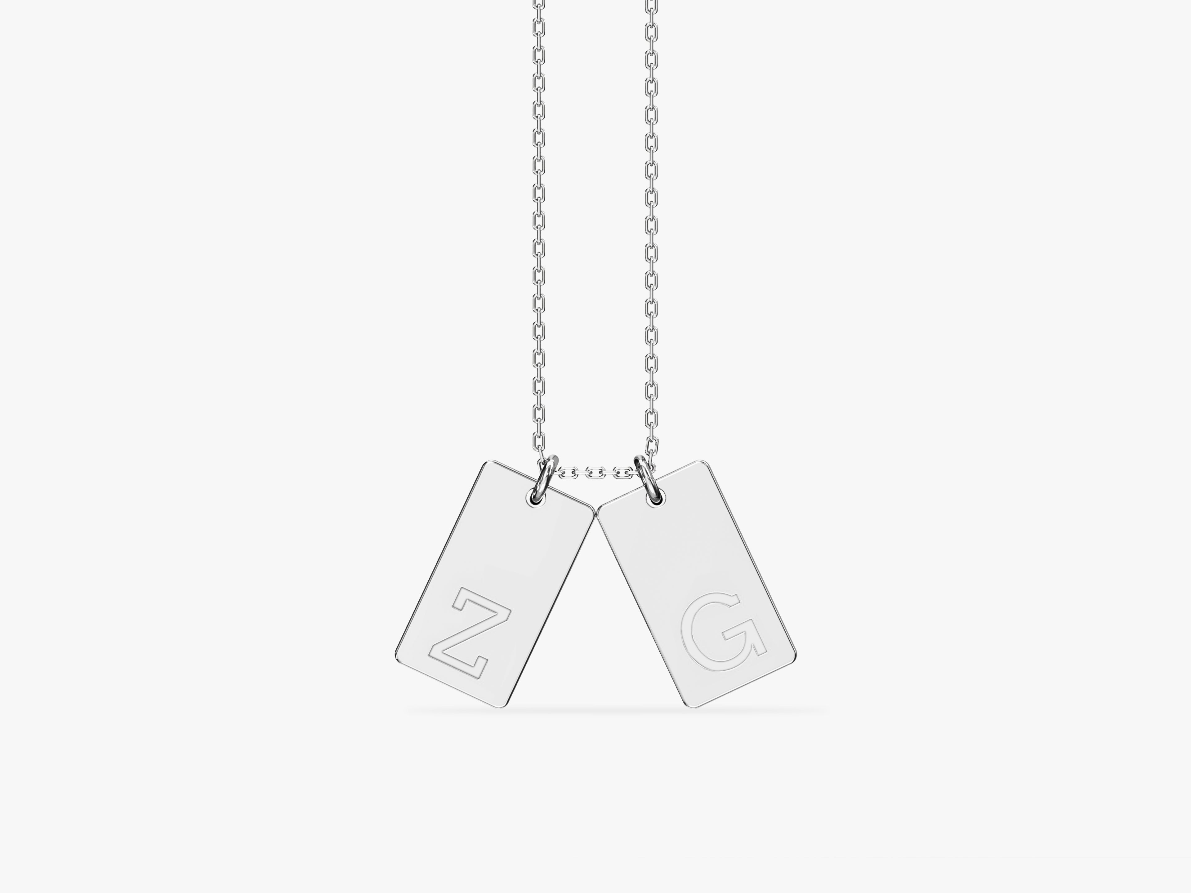 Letter Tag Necklace