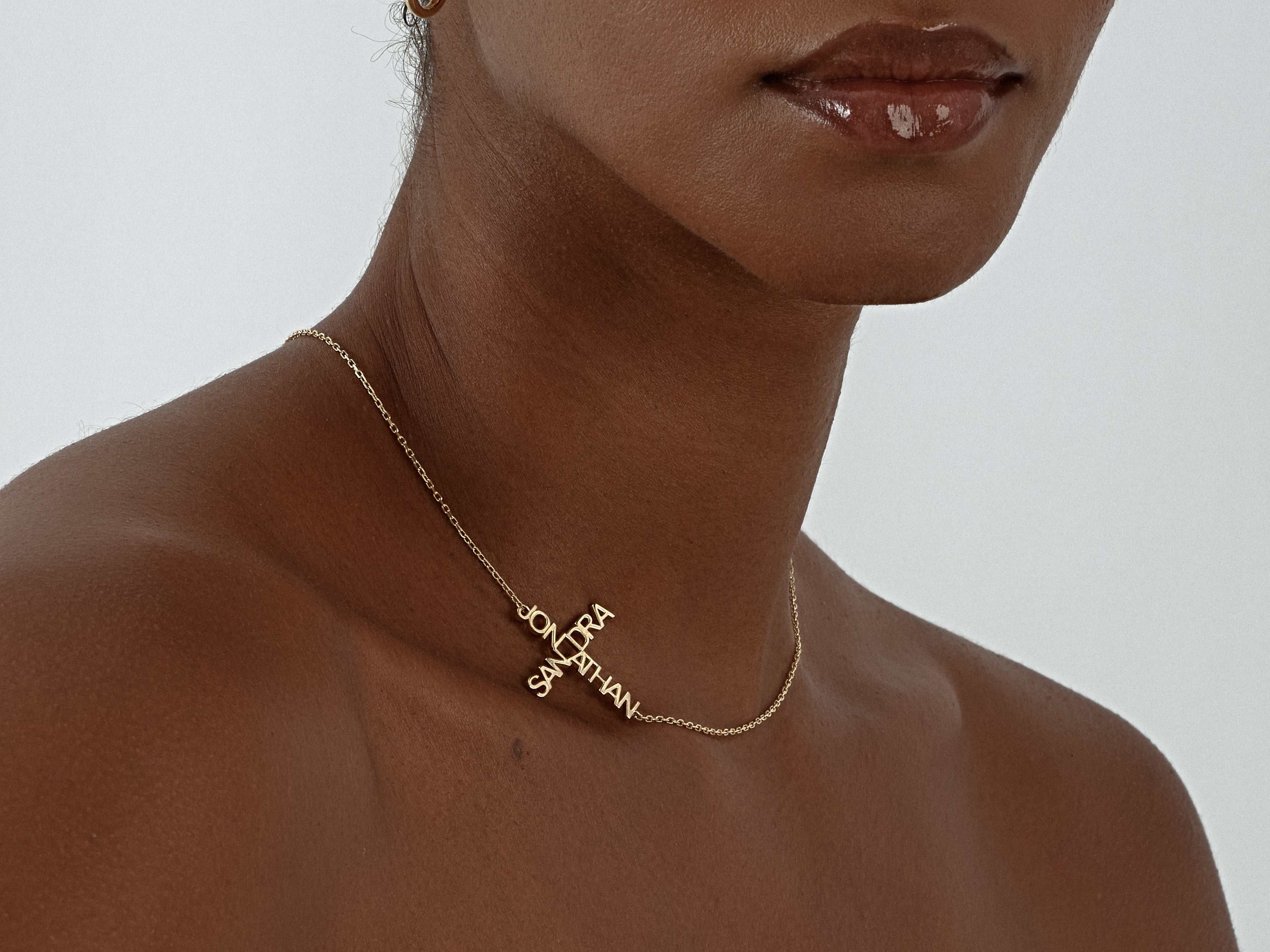 Cross Name Necklace