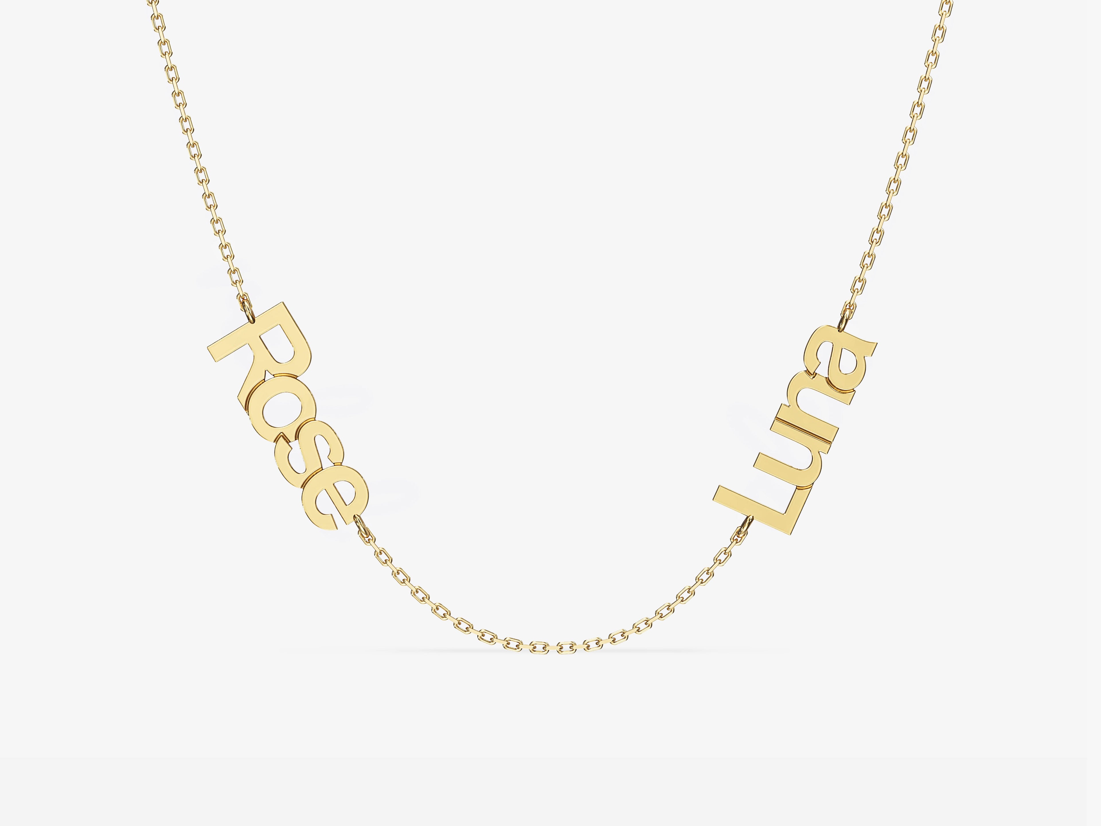Duo Name Necklace