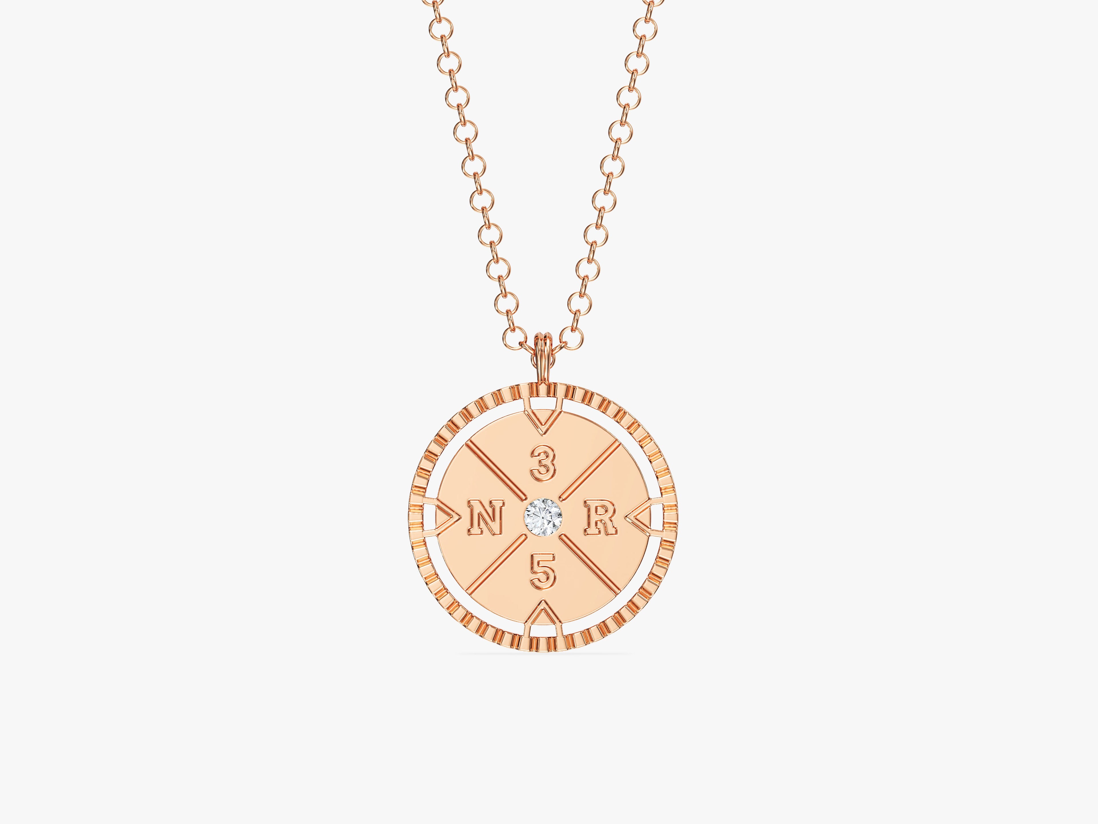 Initial Disc Necklace