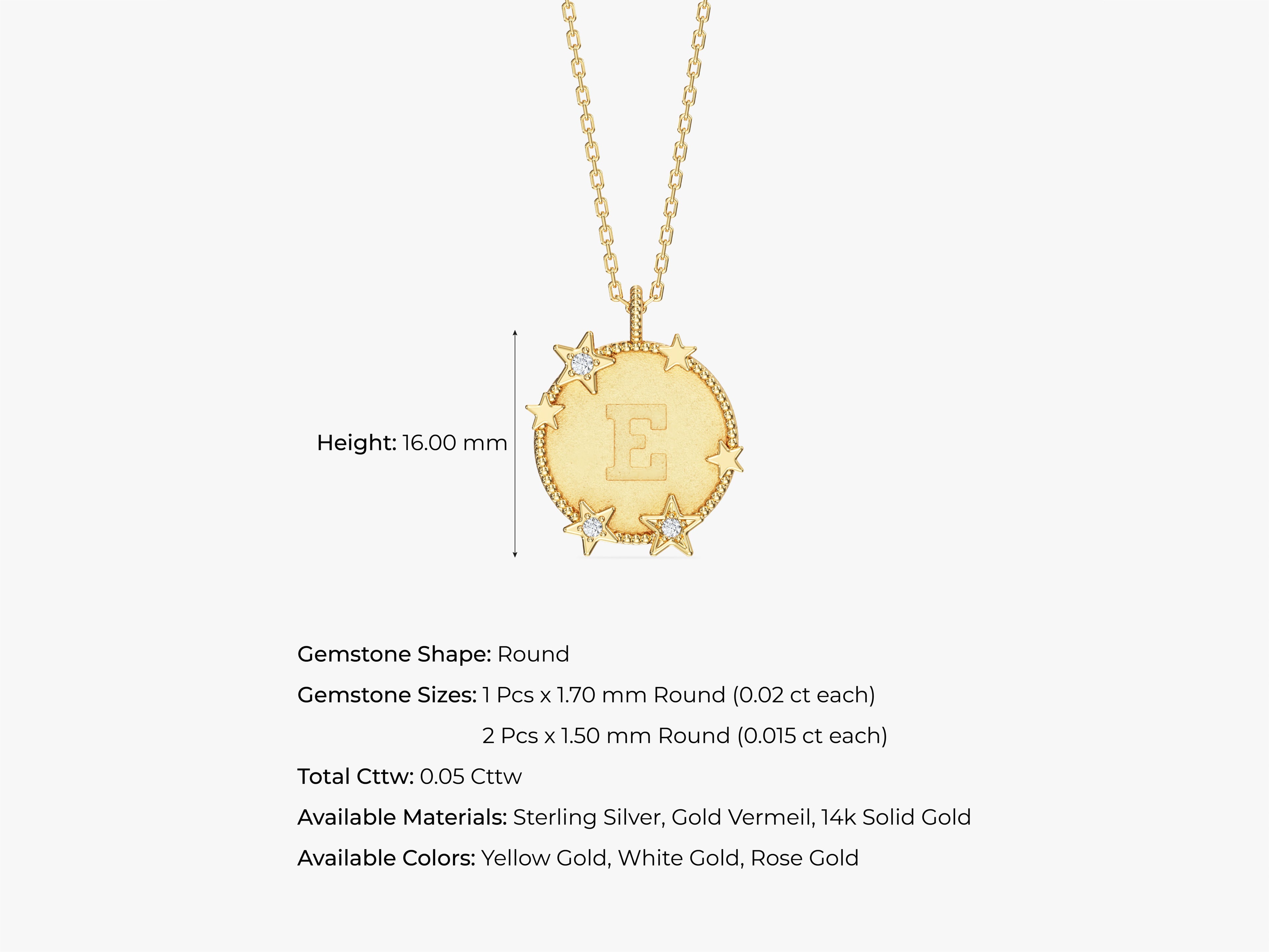 Initial Star Necklace