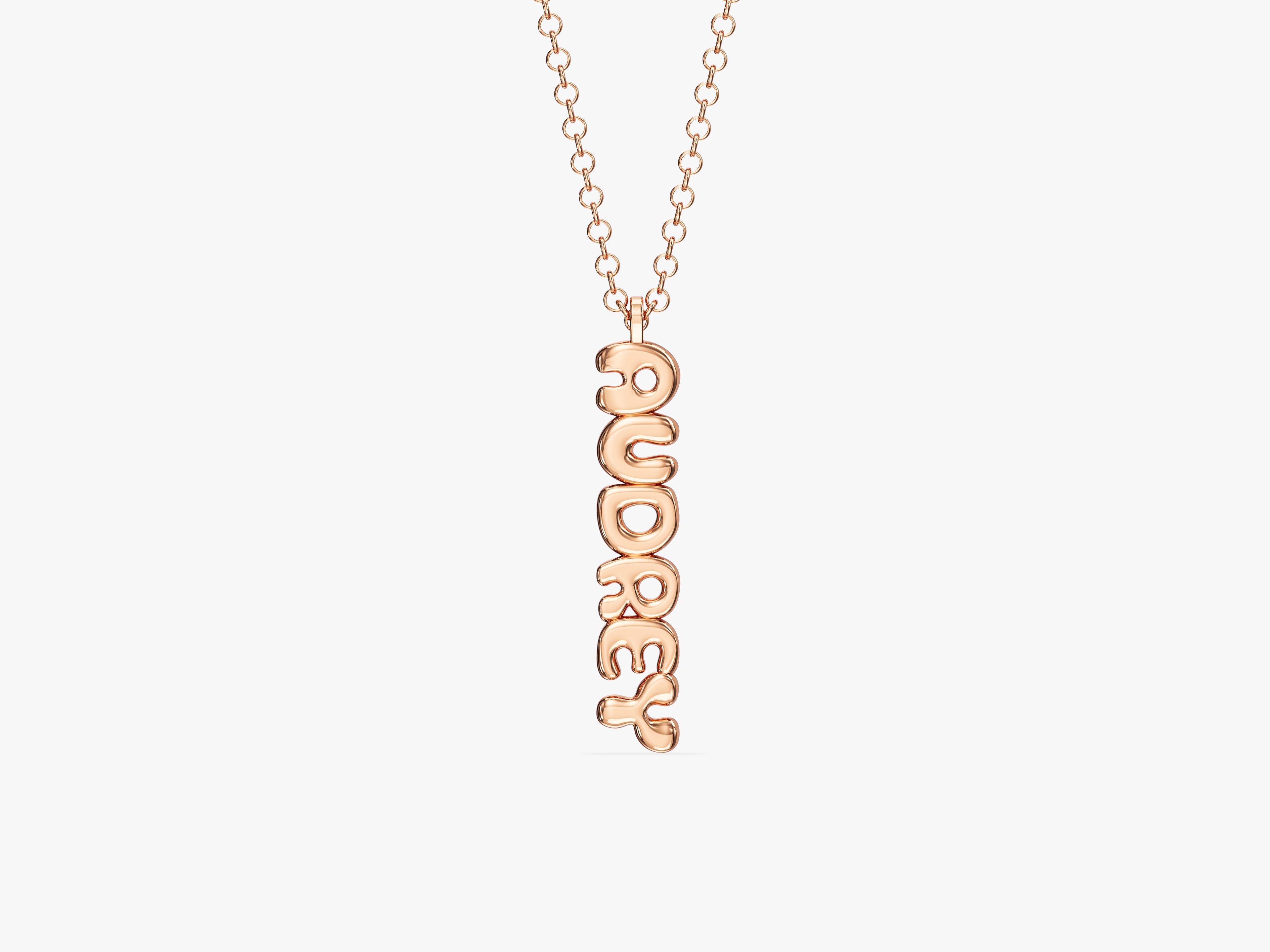 Vertical Name Necklace