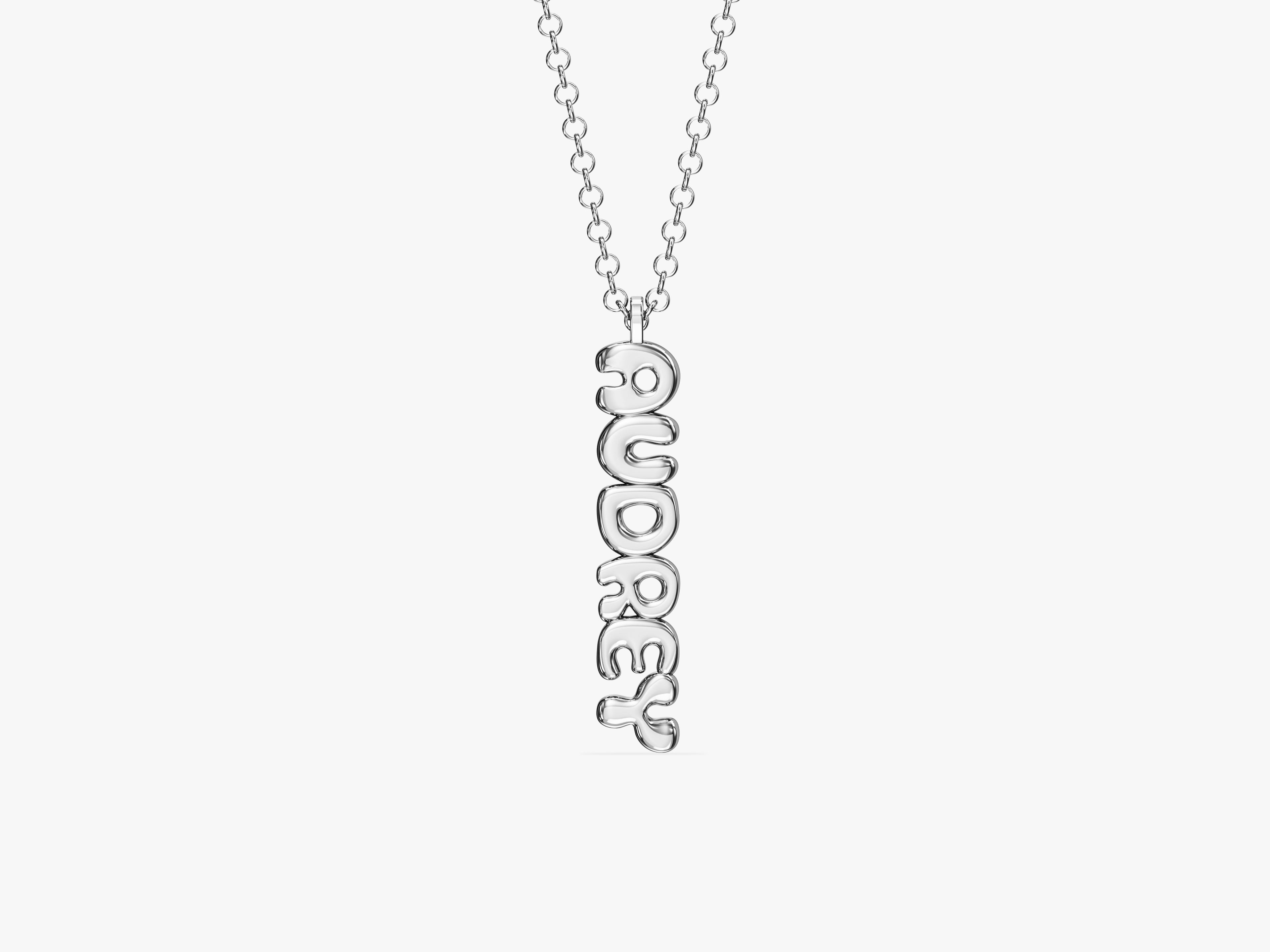 Vertical Name Necklace