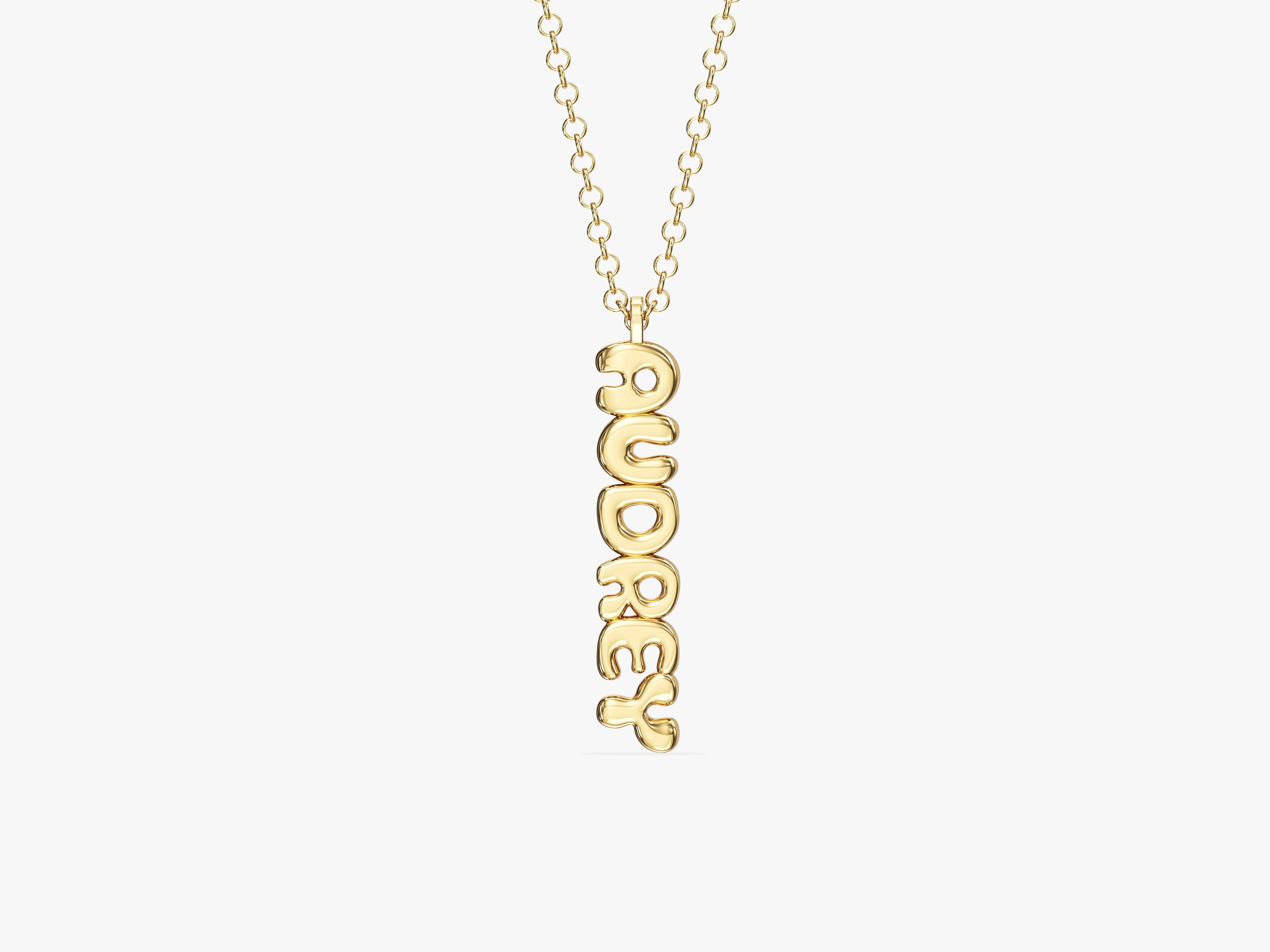 Vertical Name Necklace