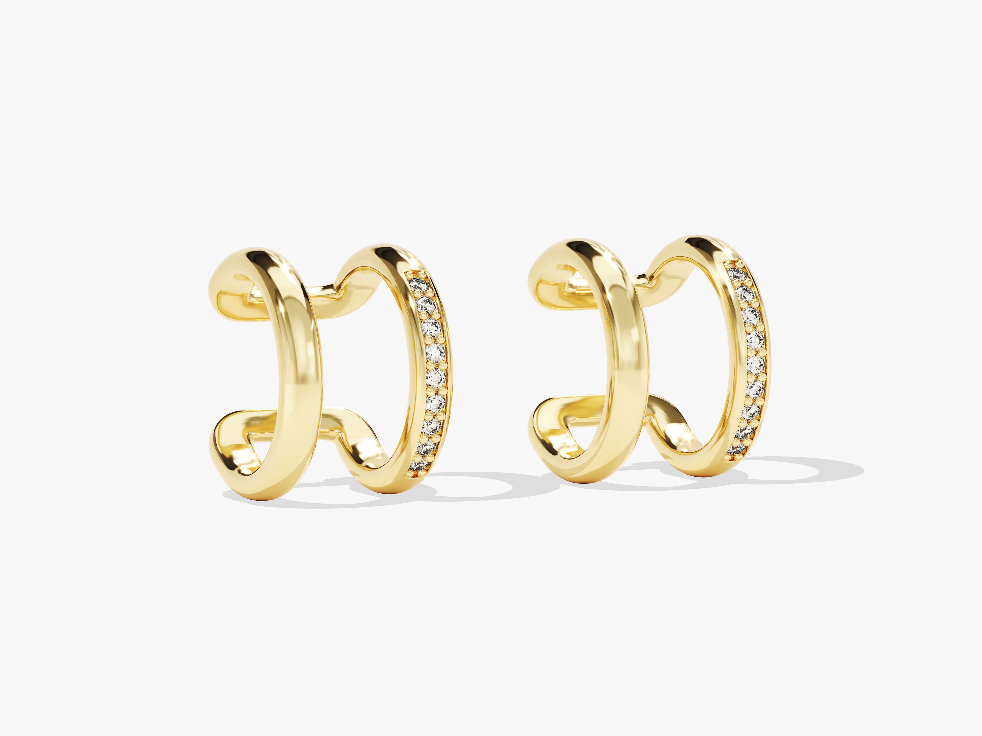 Double Hoop Ear Cuffs