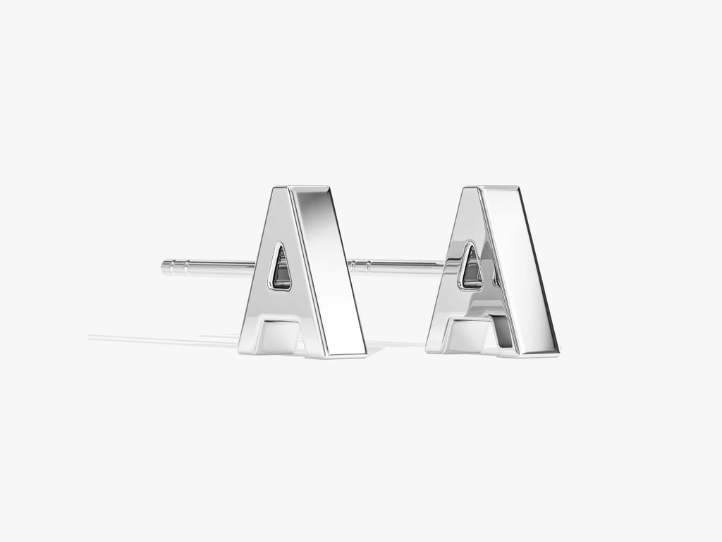 Letter Stud Earrings