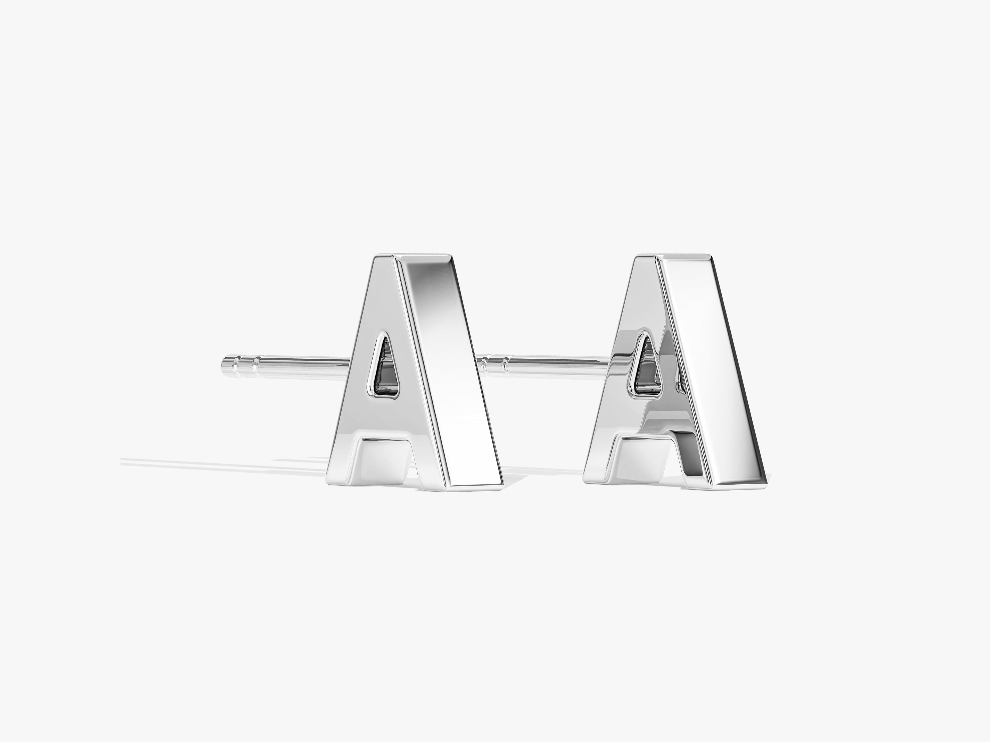 Letter Stud Earrings