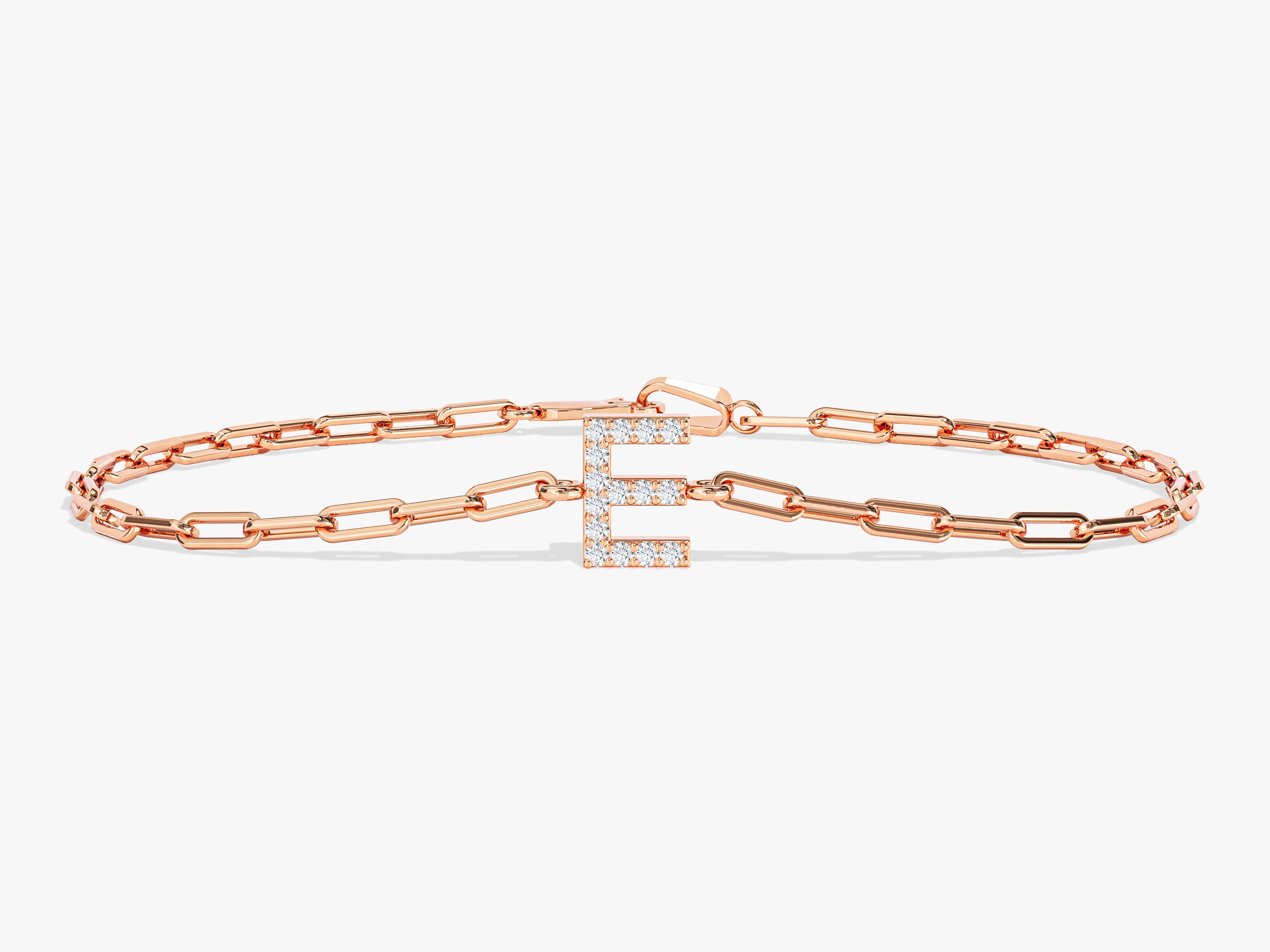 Paperclip Letter Bracelet