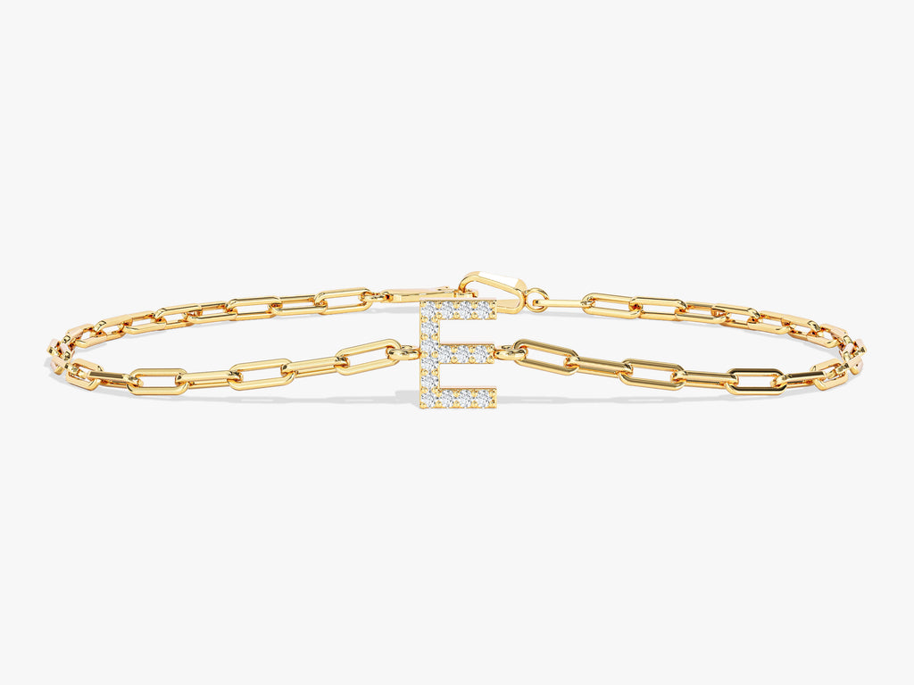 Paperclip Letter Bracelet