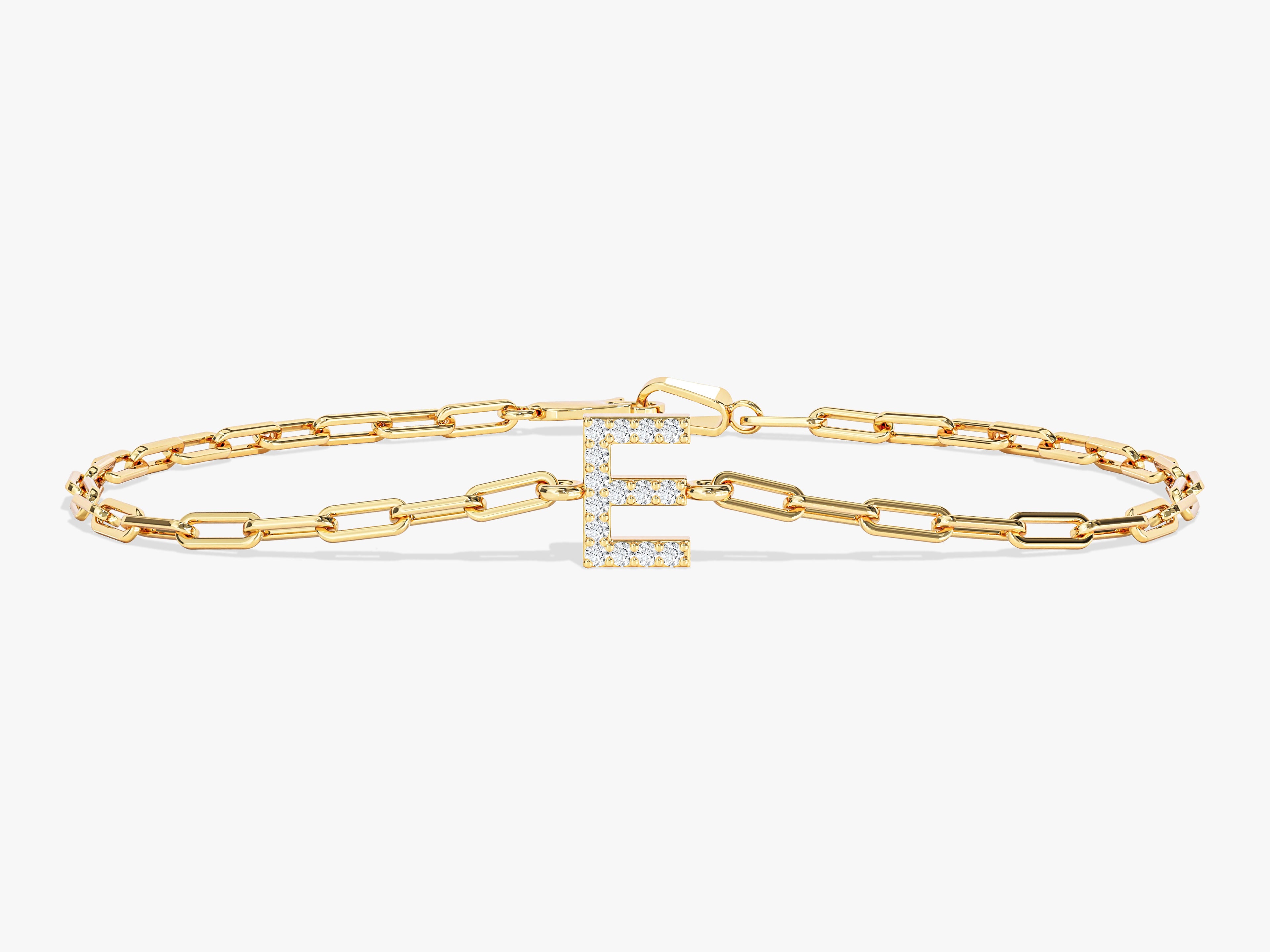 Paperclip Letter Bracelet