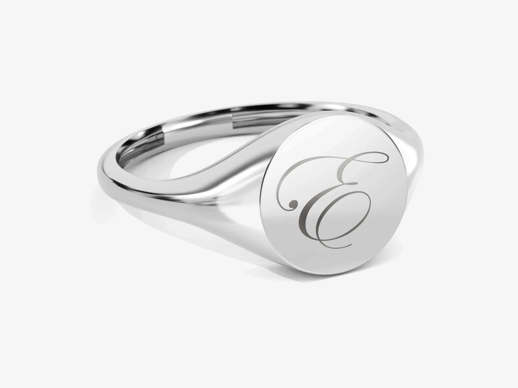Initial Signet Ring
