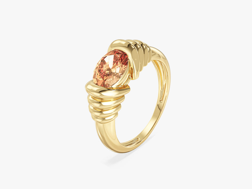 Signet Birthstone Ring