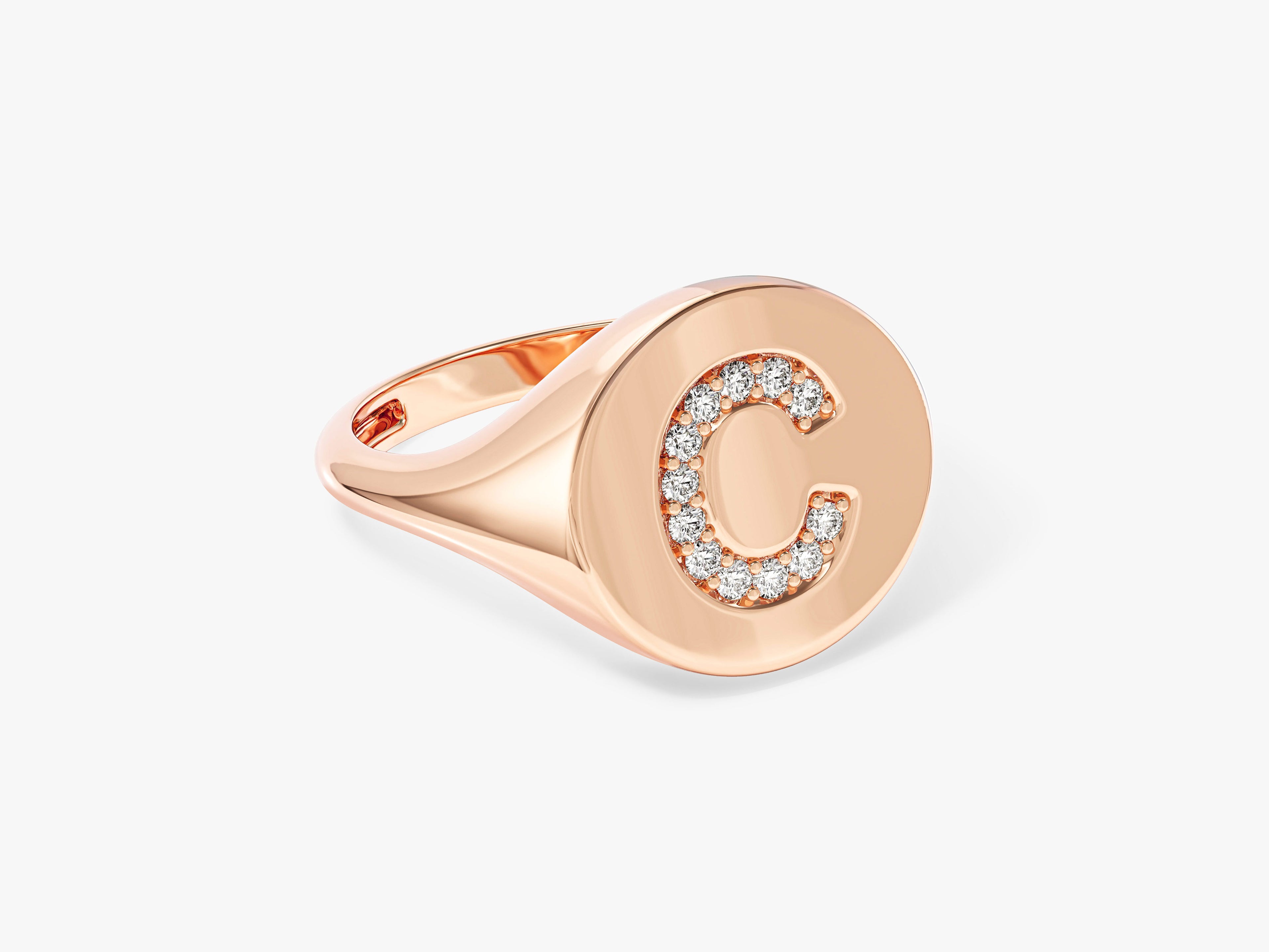 Signet Letter Ring