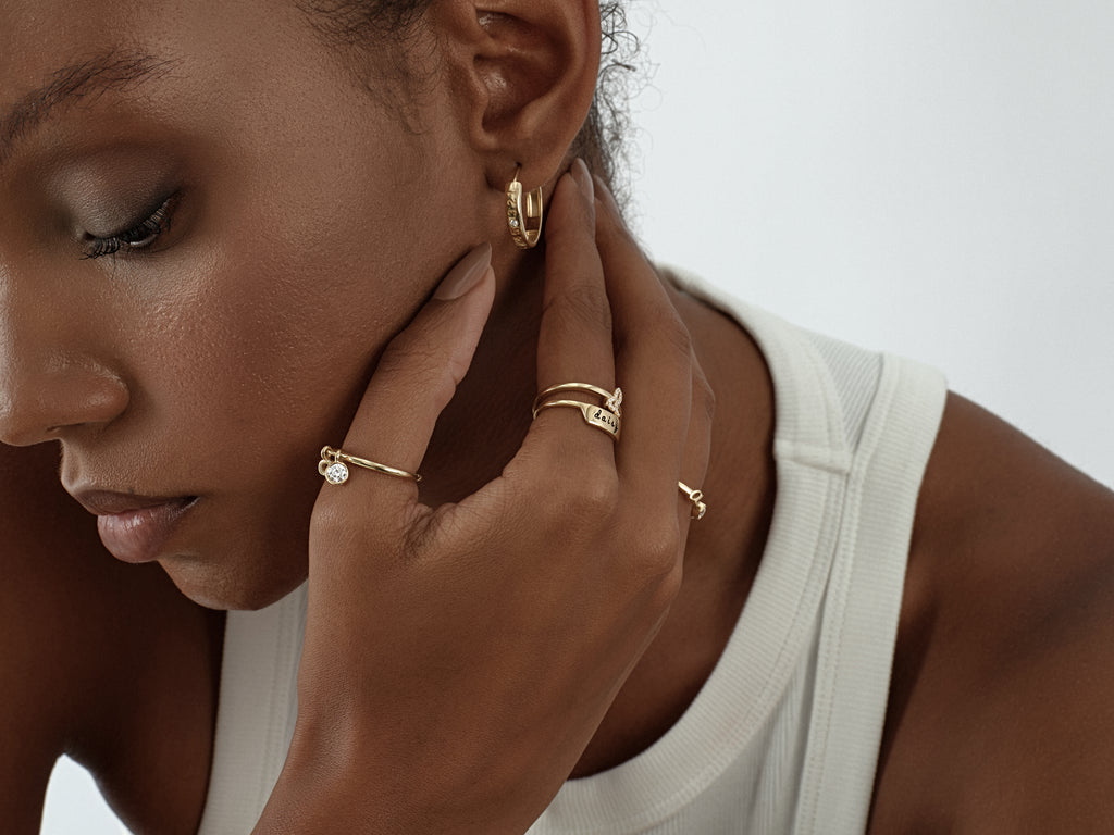 Personalized Hoop Earrings