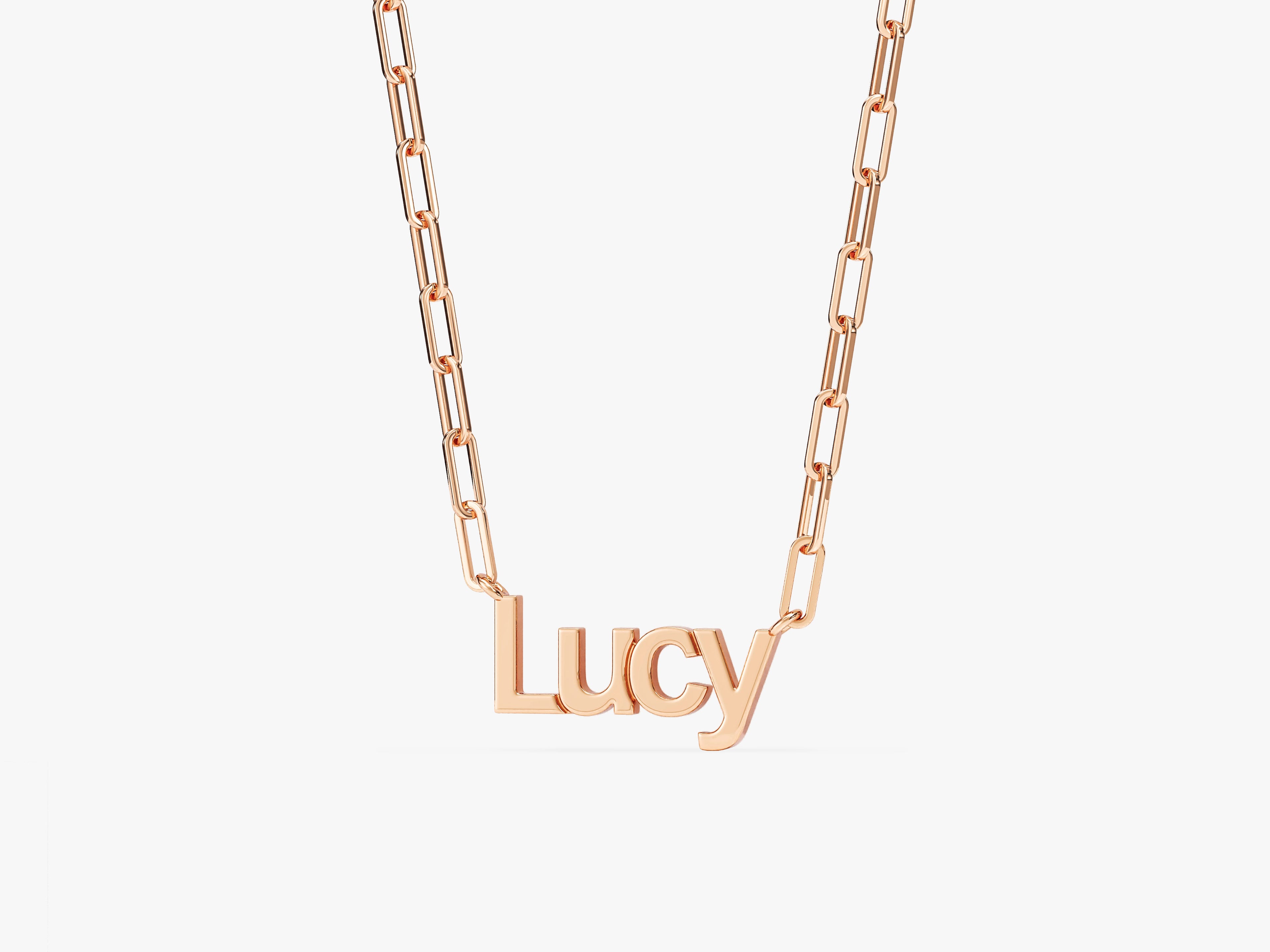 Paperclip Name Necklace