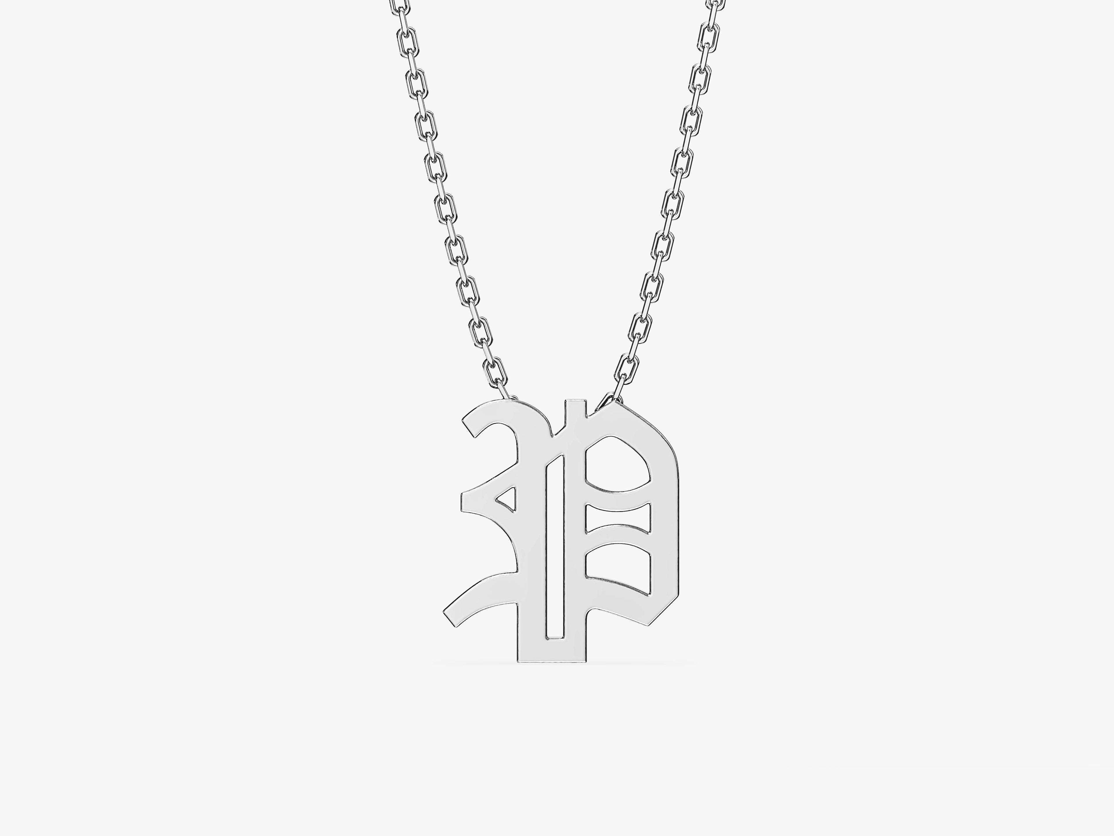 Vintage Letter Necklace
