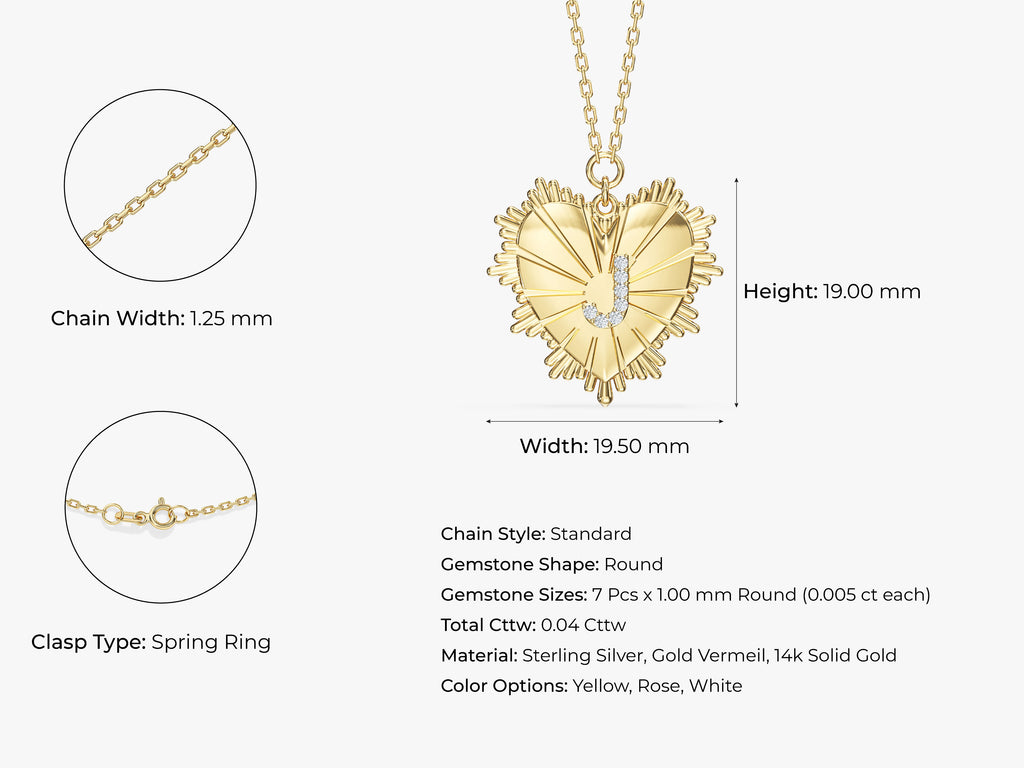 Heart Letter Necklace