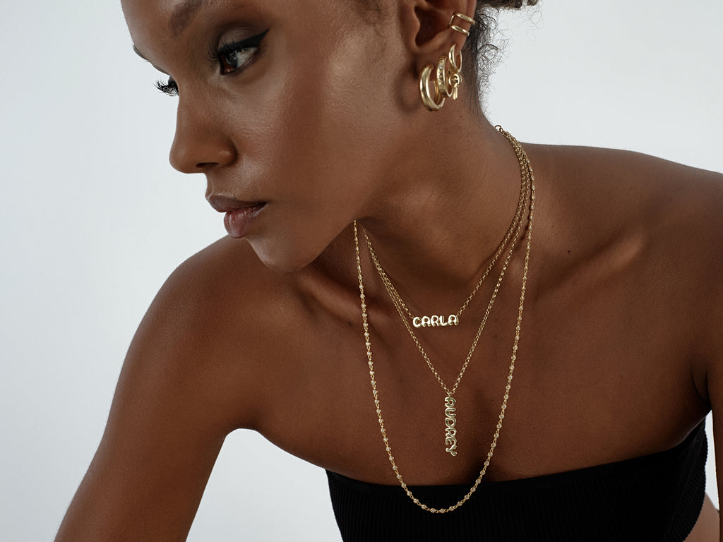 Bezel Gemstone Tennis Necklace