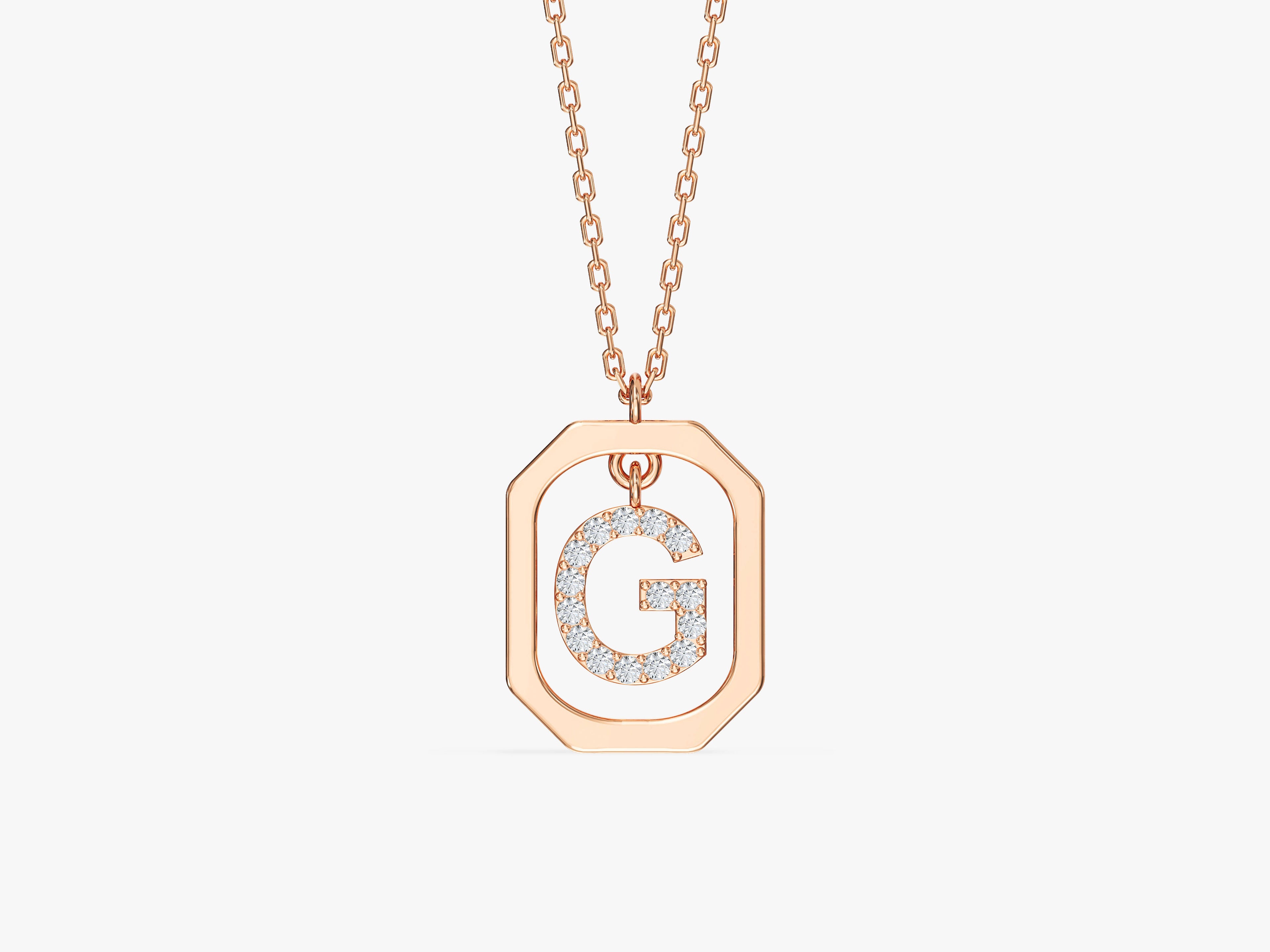 Letter Frame Necklace