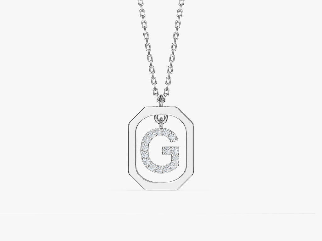 Letter Frame Necklace