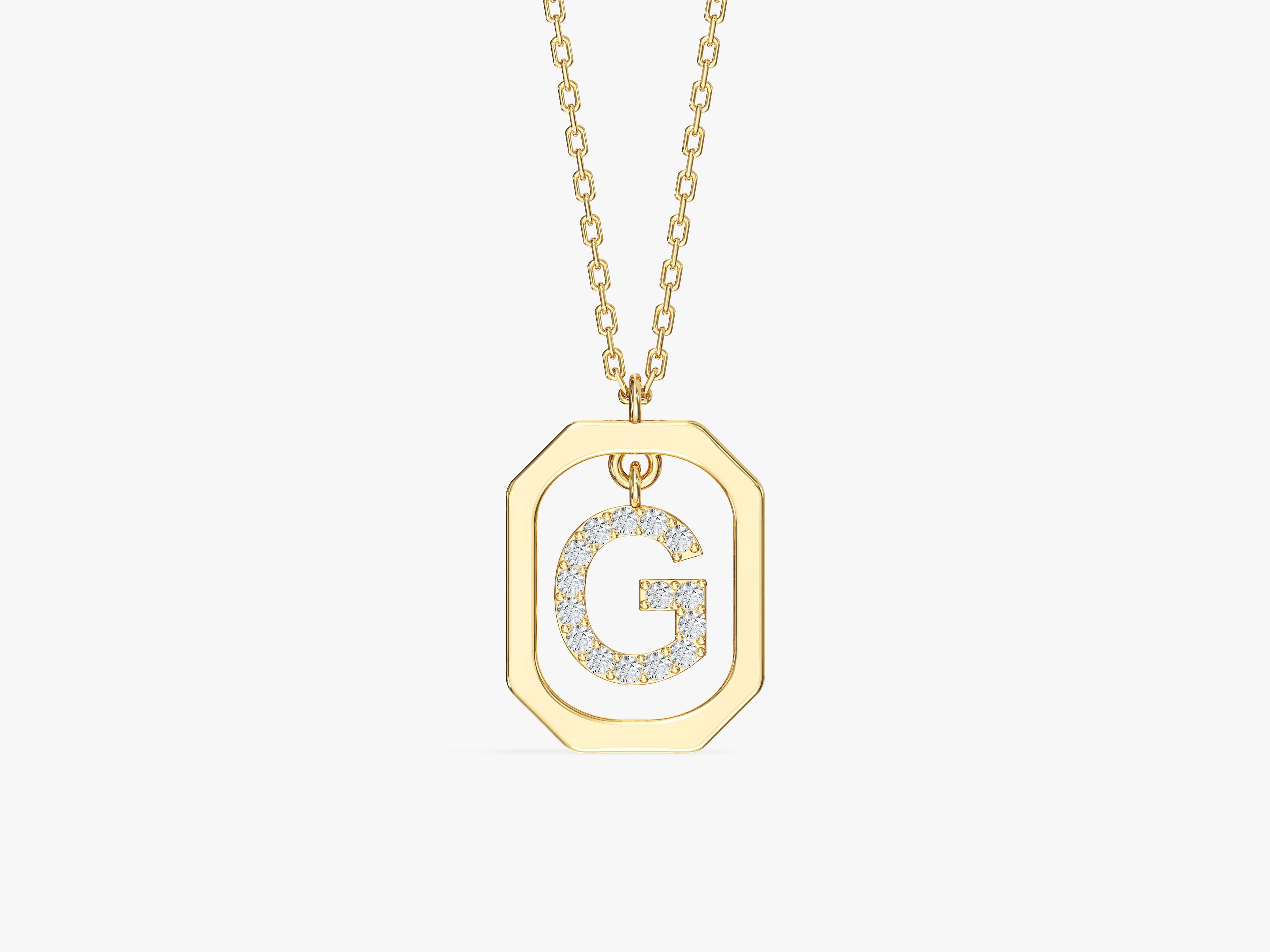 Letter Frame Necklace