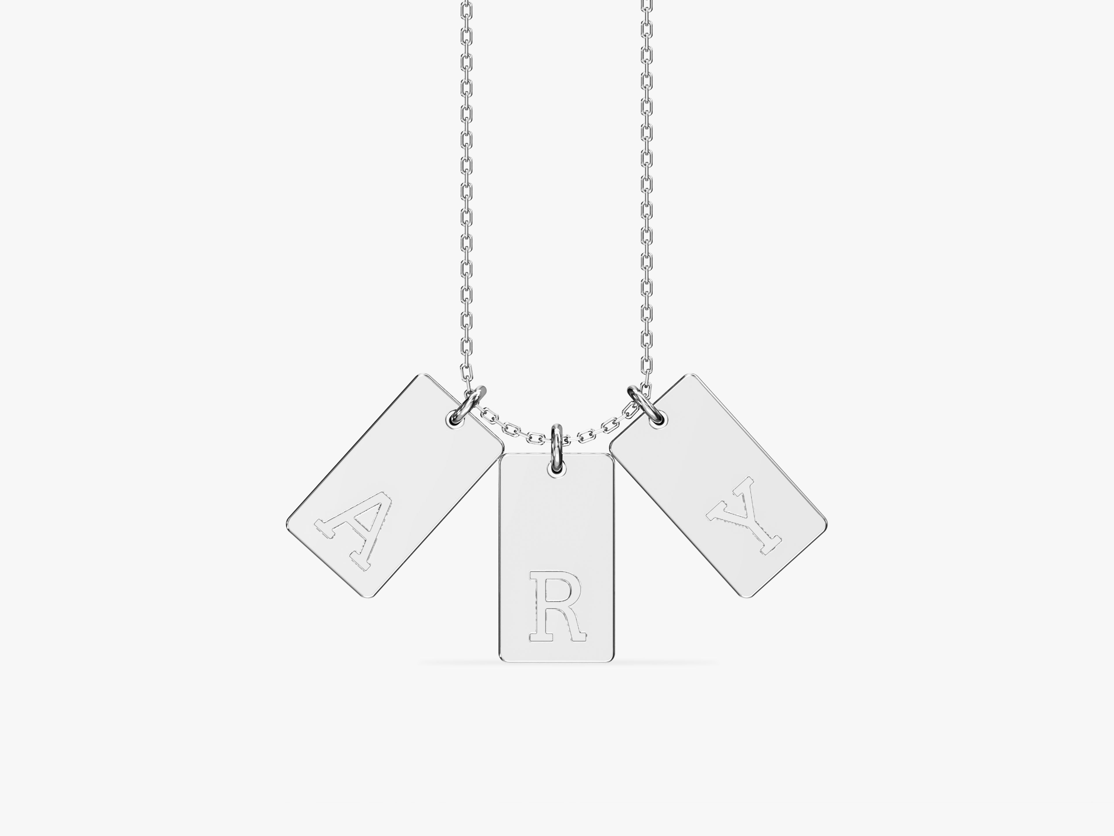 Letter Tag Necklace