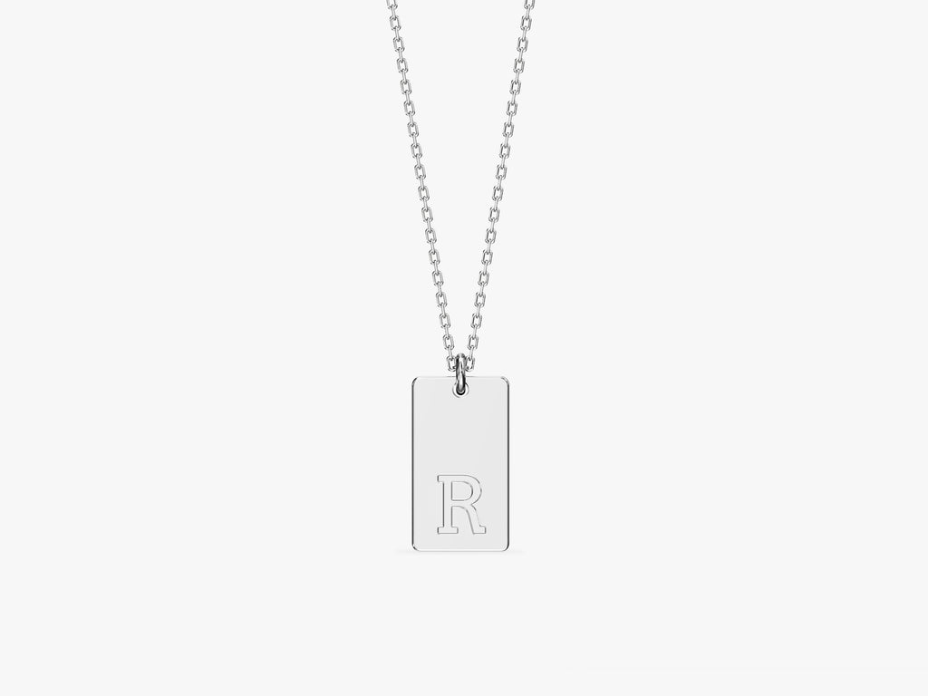 Letter Tag Necklace
