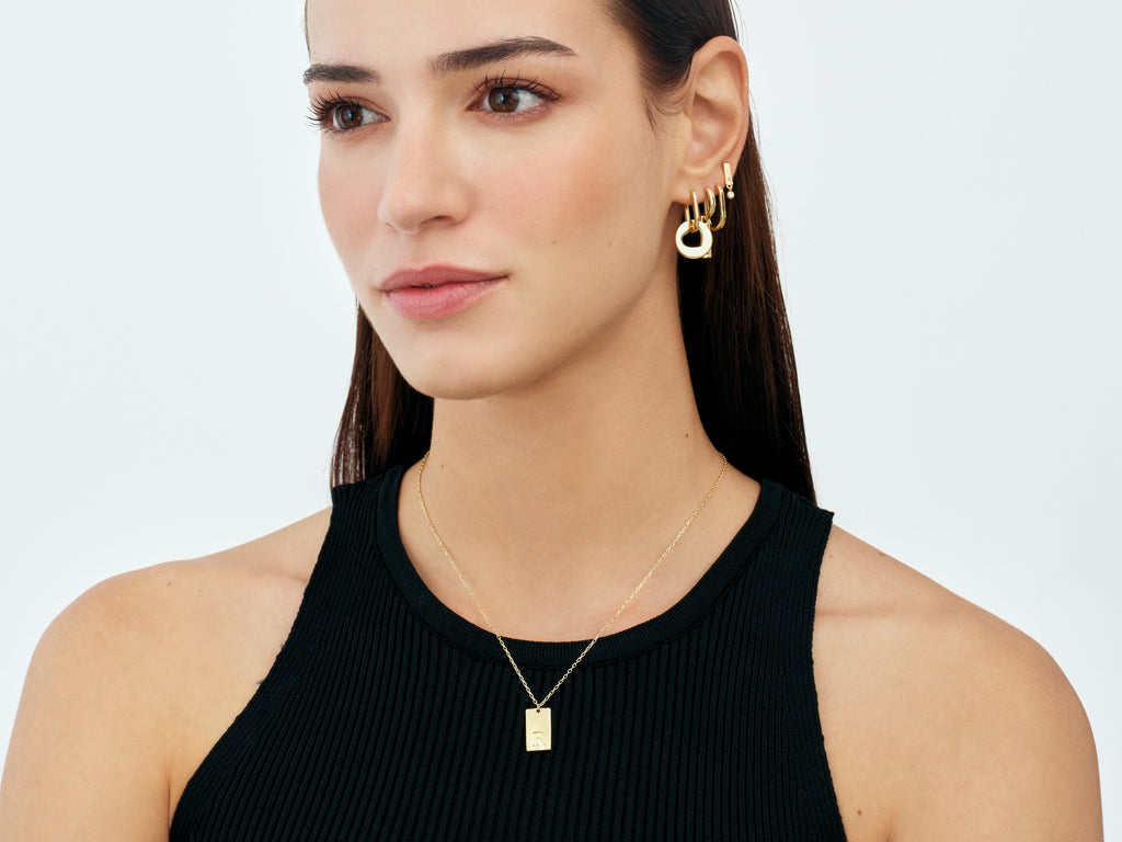 Letter Tag Necklace