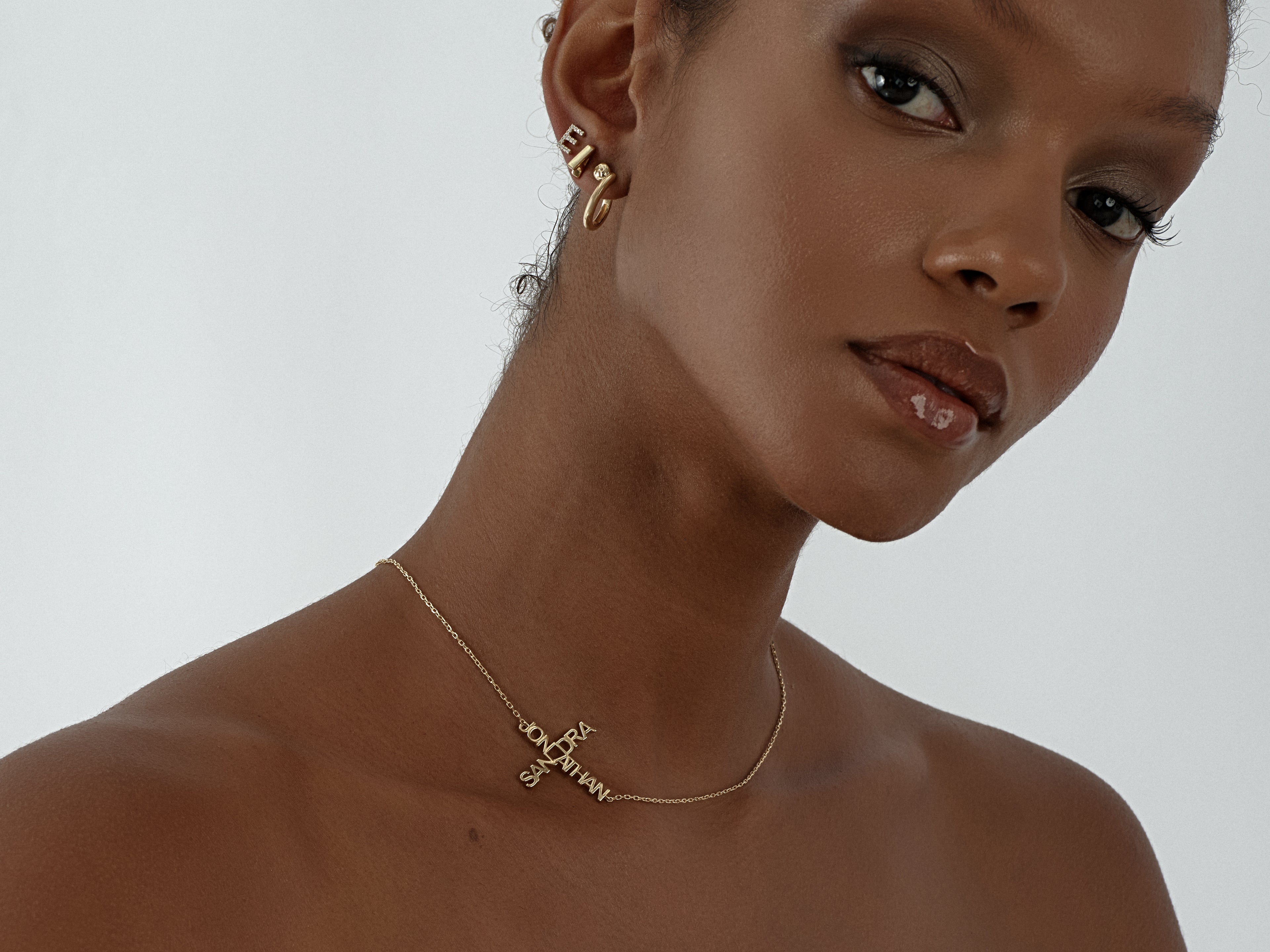 Cross Name Necklace