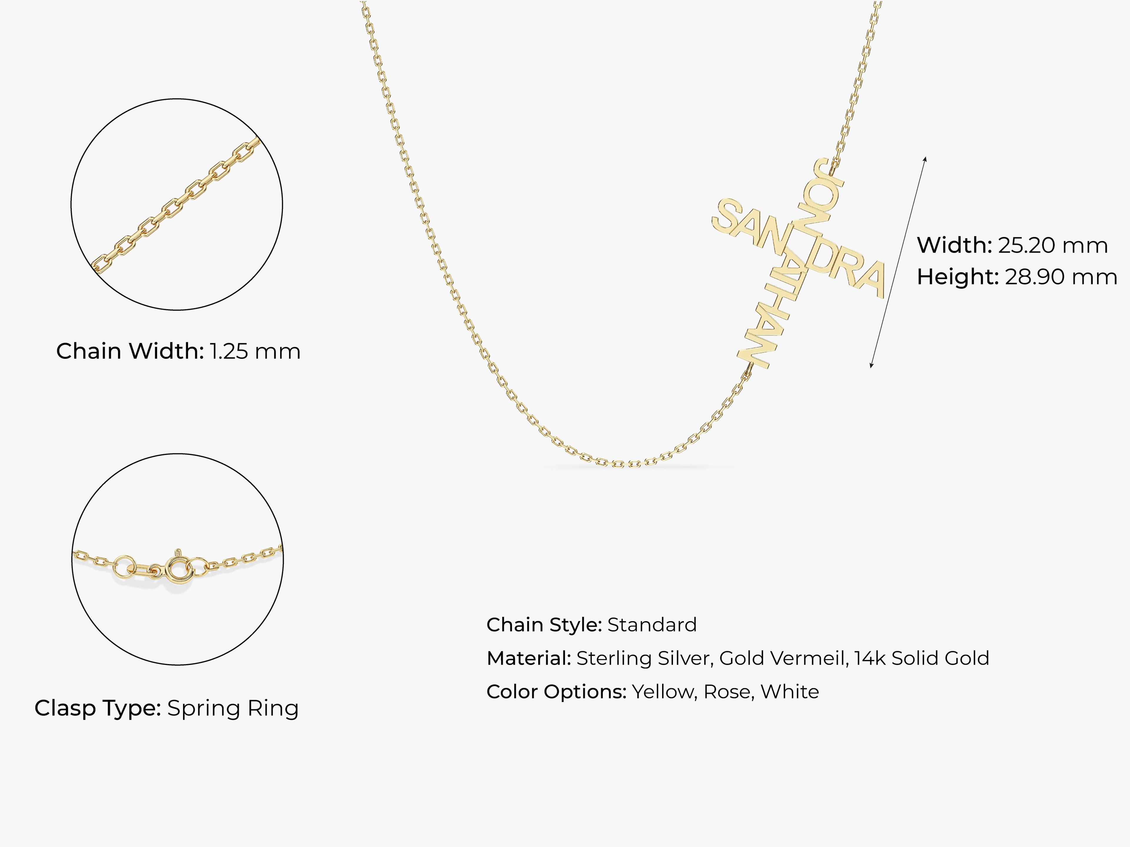 Cross Name Necklace