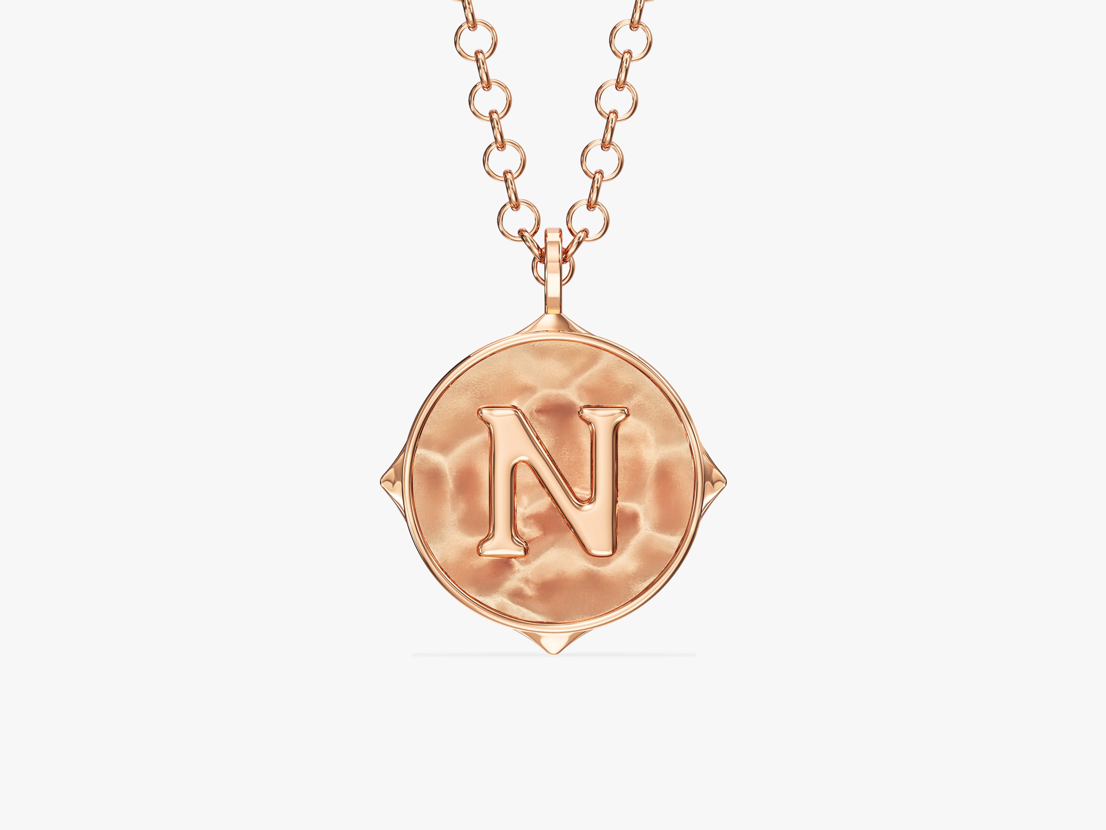 Sand Initial Necklace