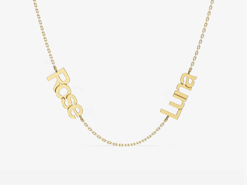 Duo Name Necklace