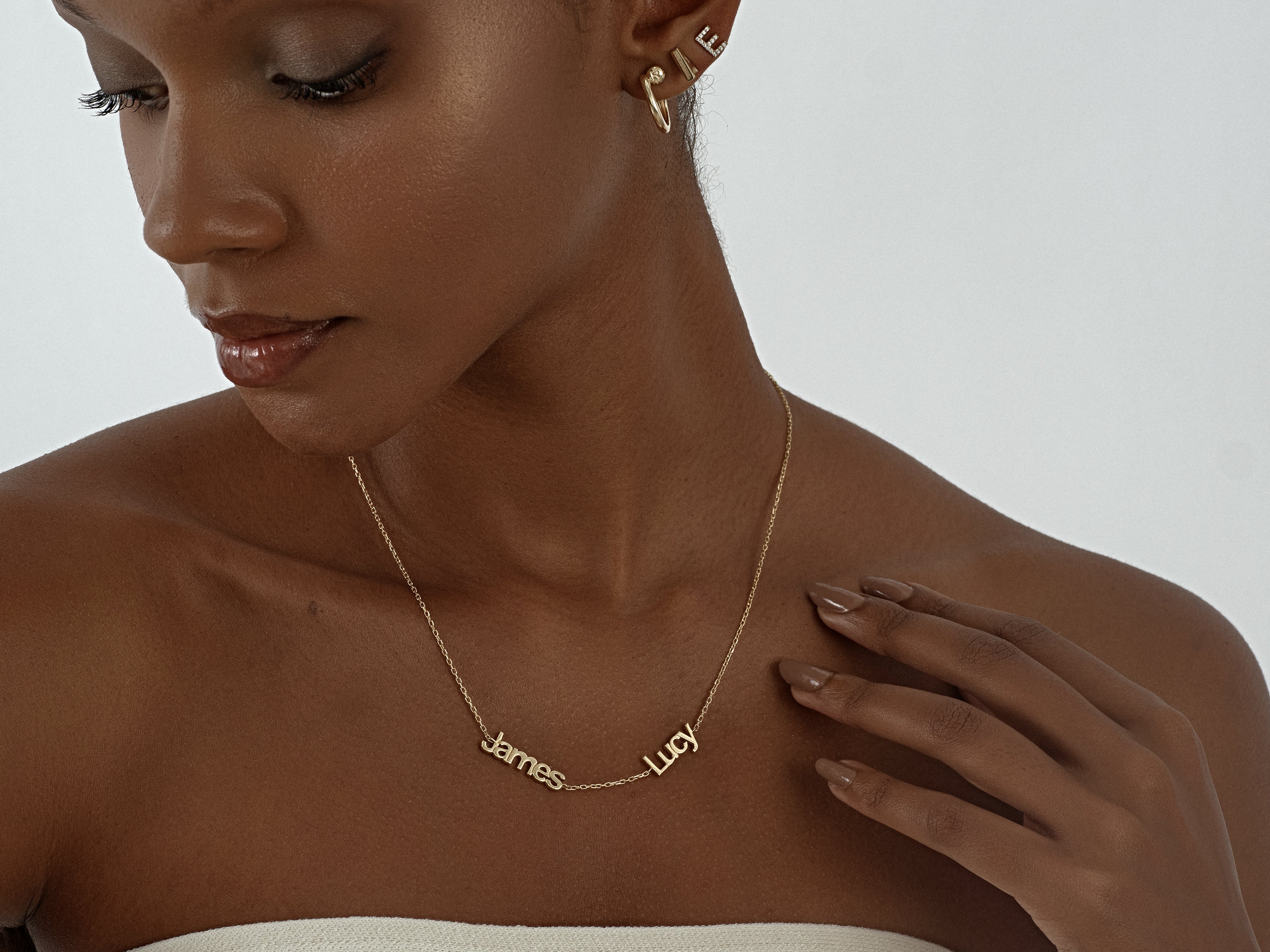 Duo Name Necklace