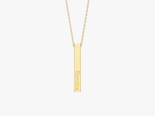 Bar Name Necklace