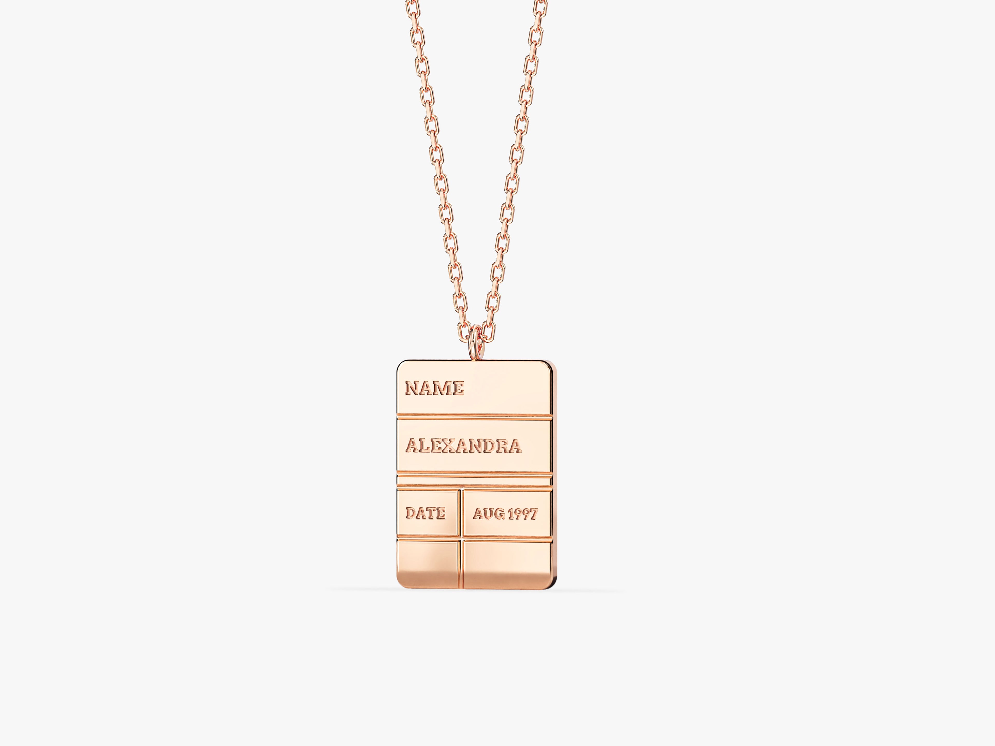 Tag Necklace