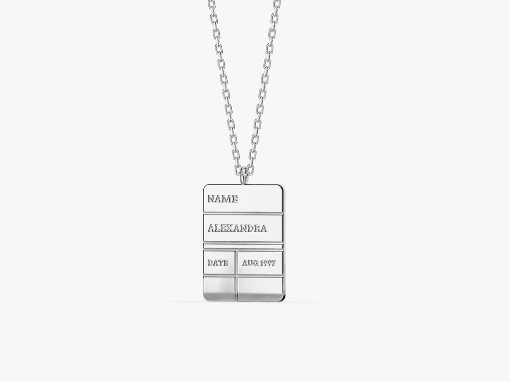 Tag Necklace