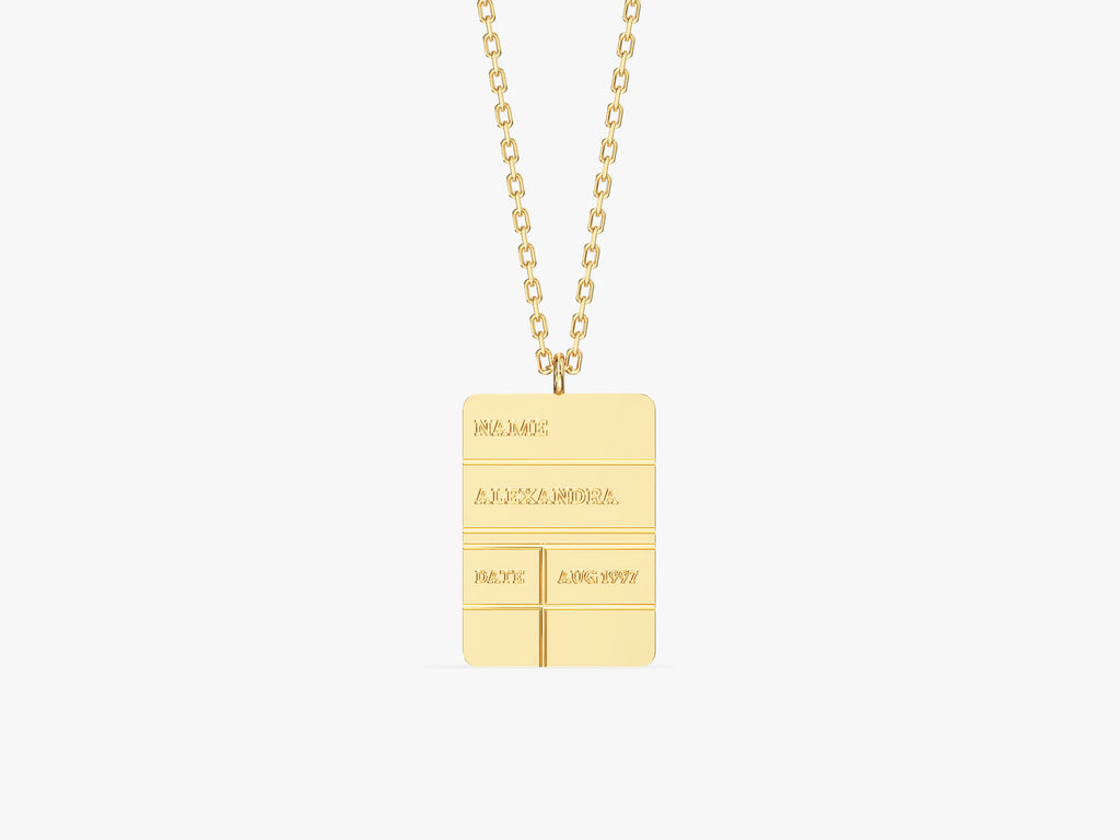 Tag Necklace