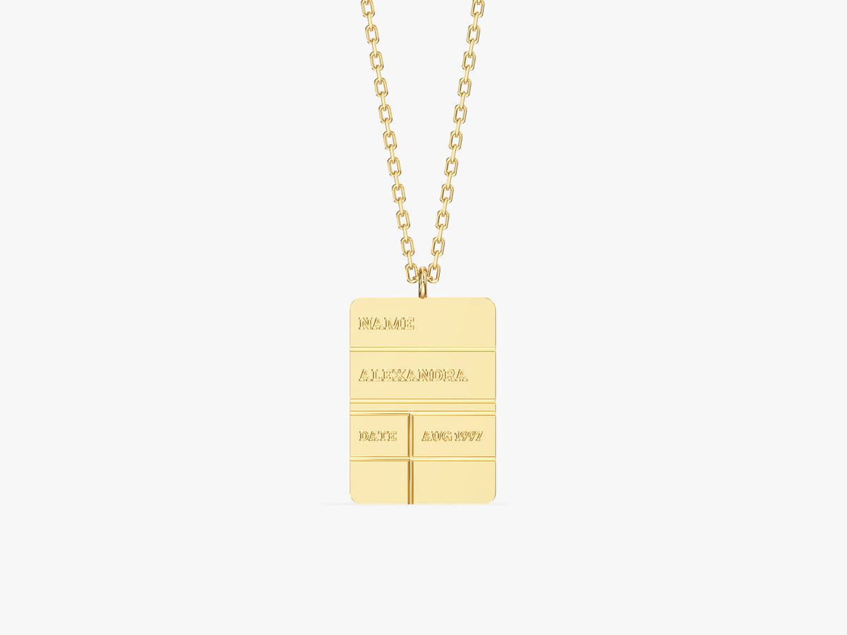 Tag Necklace